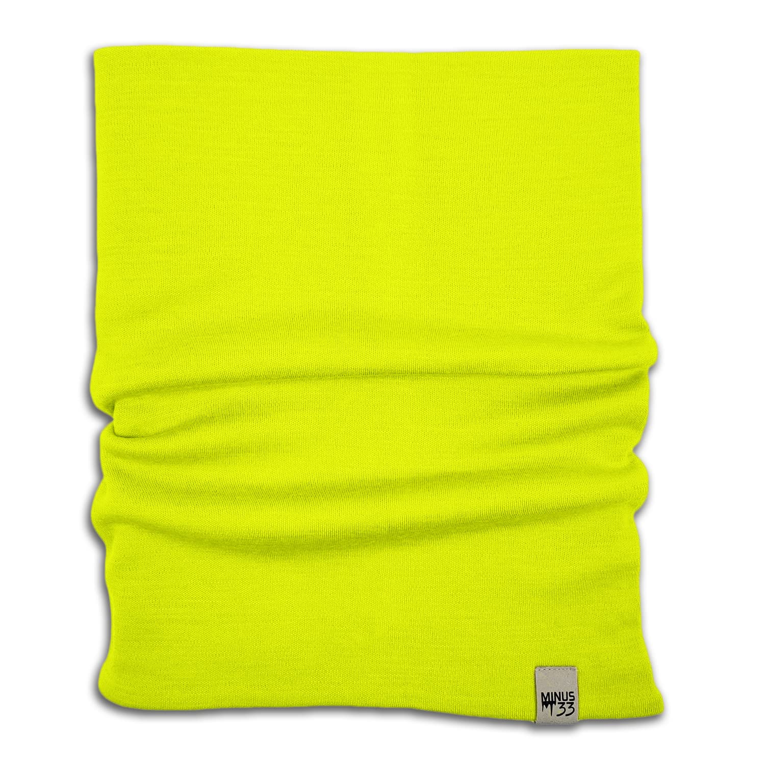 100% Merino Wool - Midweight Neck Gaiter - Skiing Neck Warmer - Winter Face Mask - Multipurpose Headwear - High Visibility - Moisture Wicking Neck Wear