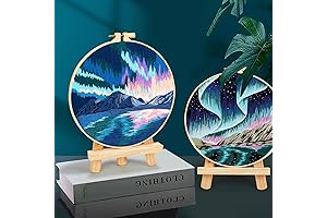 Aurora Borealis Embroidery Kit for Beginners