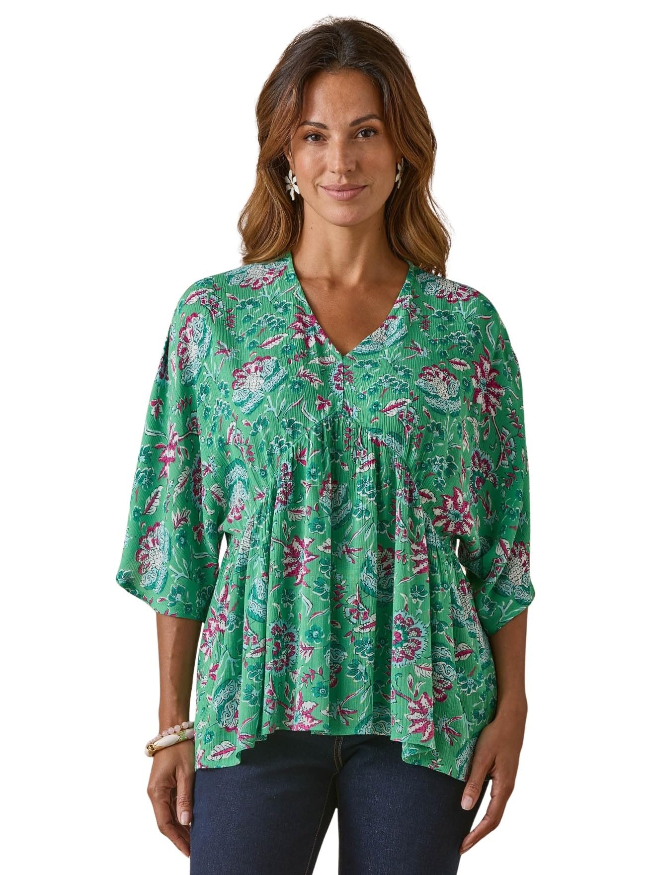 Blouse fluide coupe ample Daxon en maille légère confortable - 8