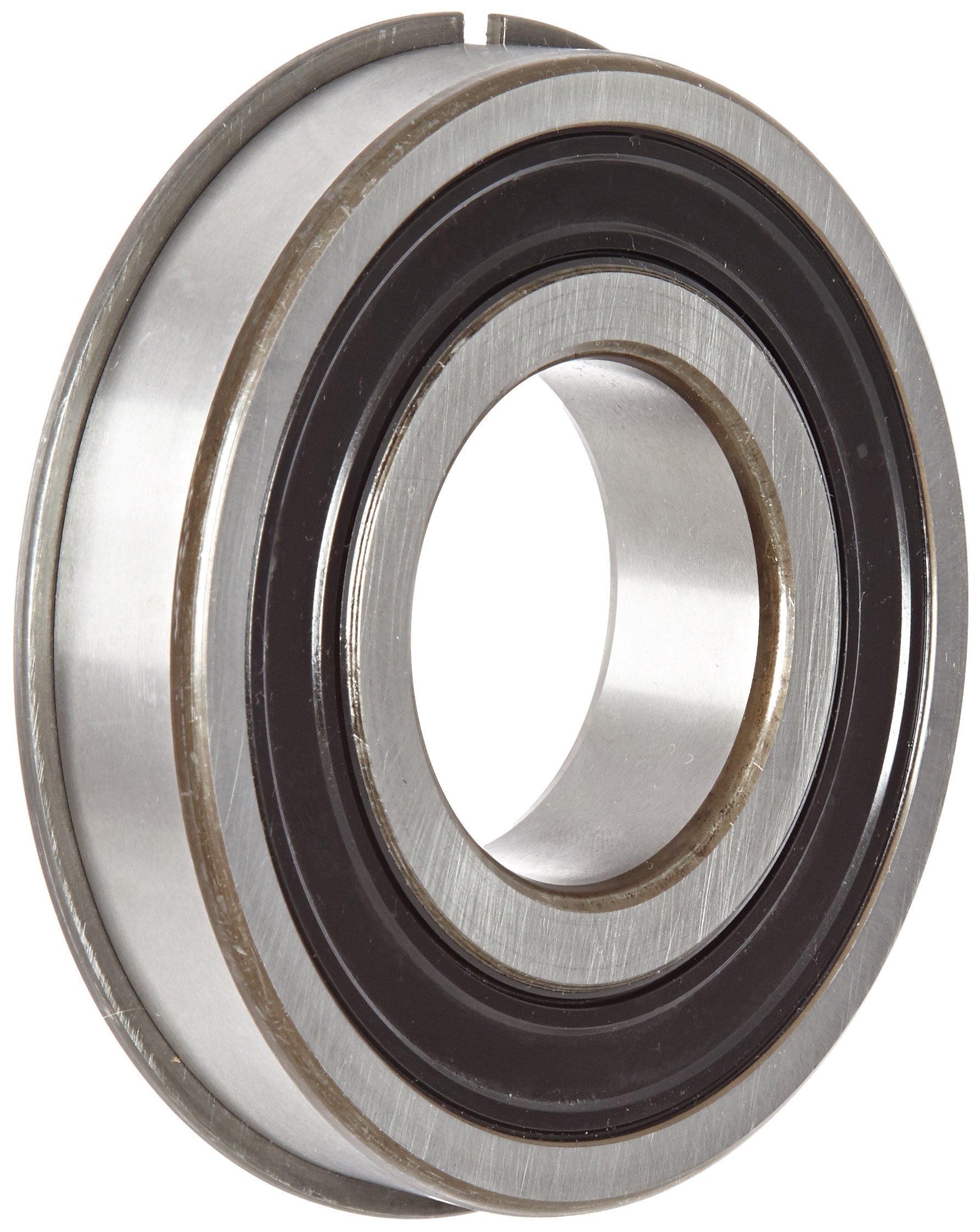SKF 6208-2RS1NR Radial Bearing, Single Row, Deep Groove Design, ABEC 1 Precision, Double Sealed, Snap Ring, Contact, Normal Clearance, Steel Cage,
