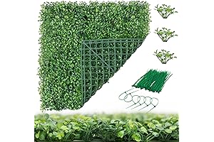 Luyue Artificial Grass Wall Panels - 6 Pcs of 20"x20" Boxwood Panels...