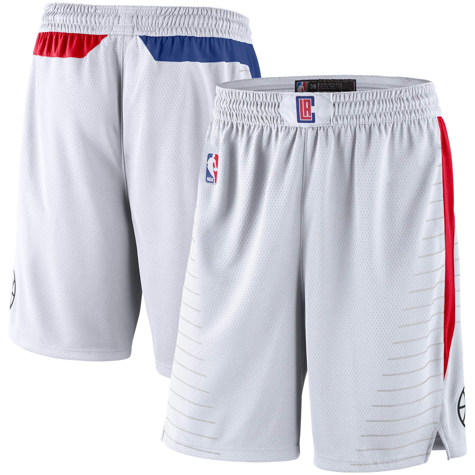 OuterstuffLos Angeles Clippers Youth 8-20 Official Swingman Dri-Tek Performance Shorts