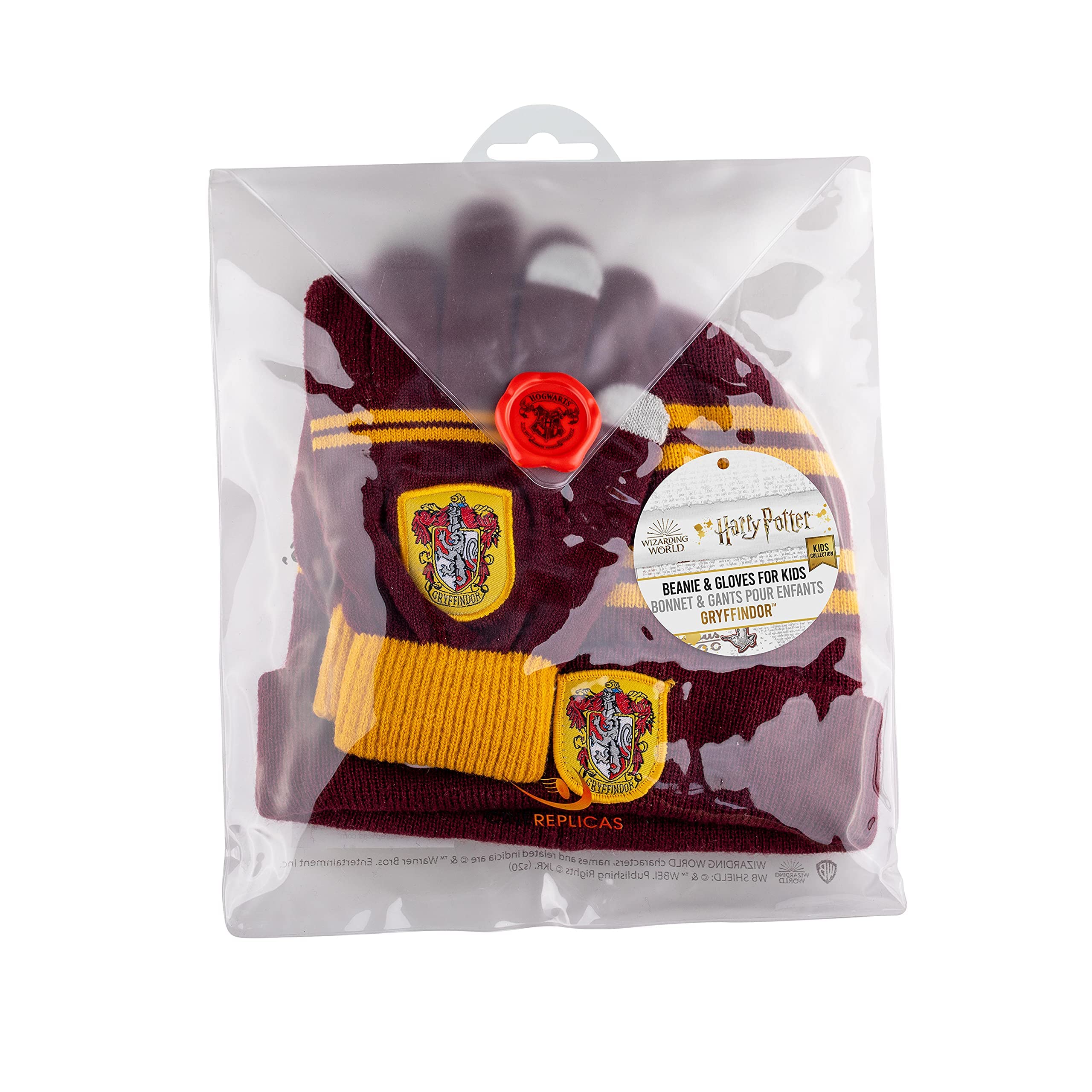 Cinereplicas Harry Potter - Juego de Gorro y Guantes para niños - Licencia Oficial