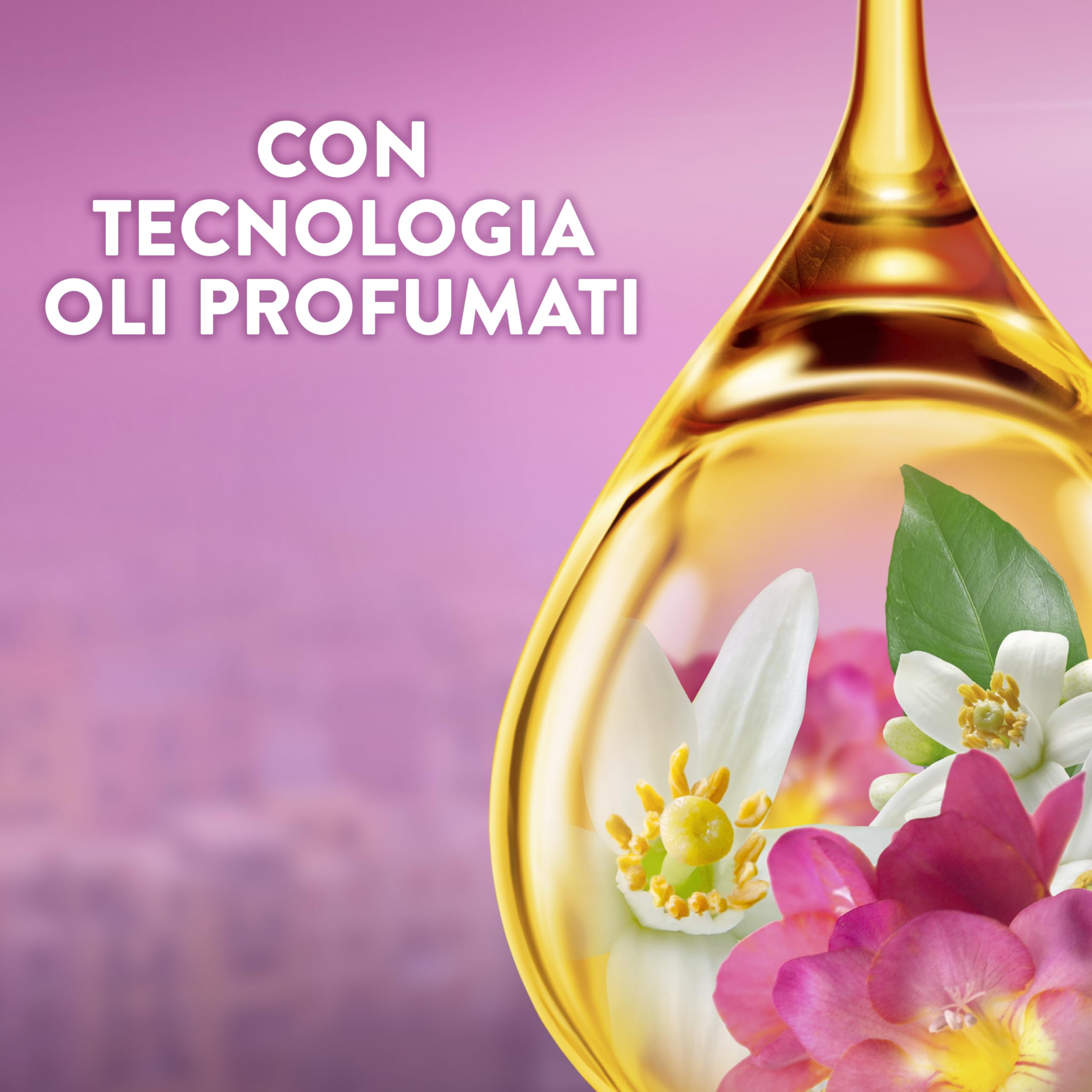 Lenor Ammorbidente Concentrato Essenze d’Italia, 440 Lavaggi (8x55), Portofino, Note Di Fresia e Neroli, Profumo autentico di lunga durata