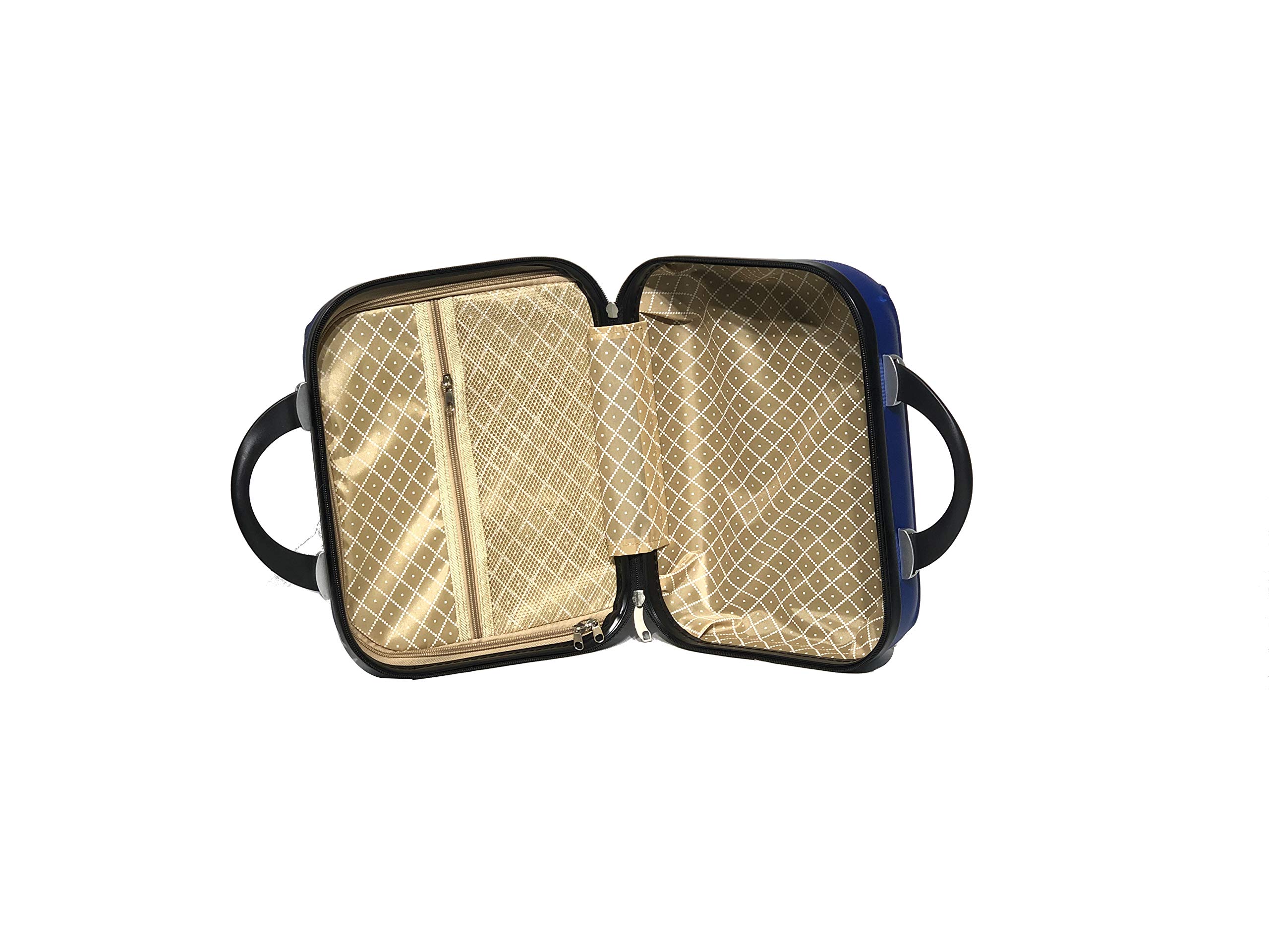 CELIMS Valise Cabine/Moyen/Grande avec ou sans Vanity, Marque Française (Bleu - 5859, Vanity 17 Pouces)