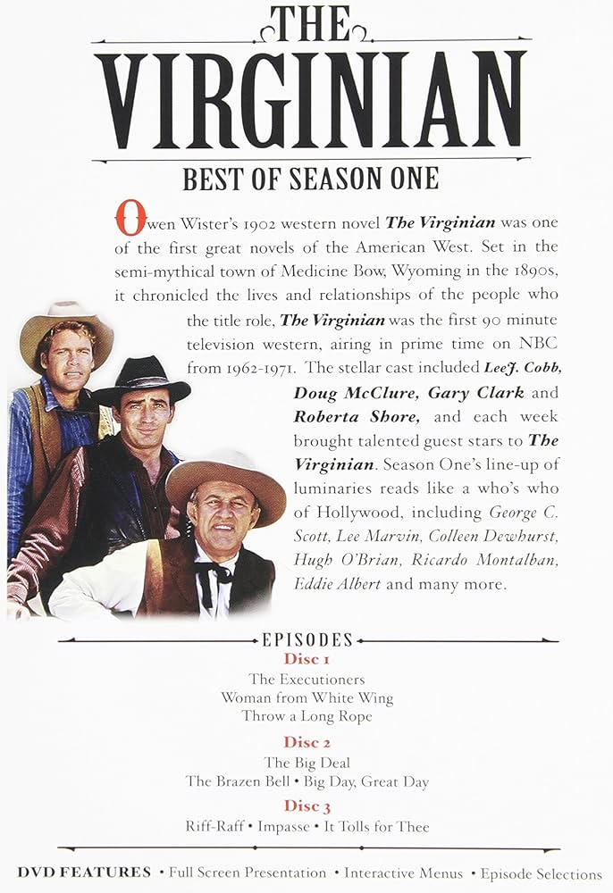 (未使用･未開封品)Virginian: Best of Season 1 [DVD] Amazon.com: Virginian-1st Season Best of 1963-1972 : Movies & TV