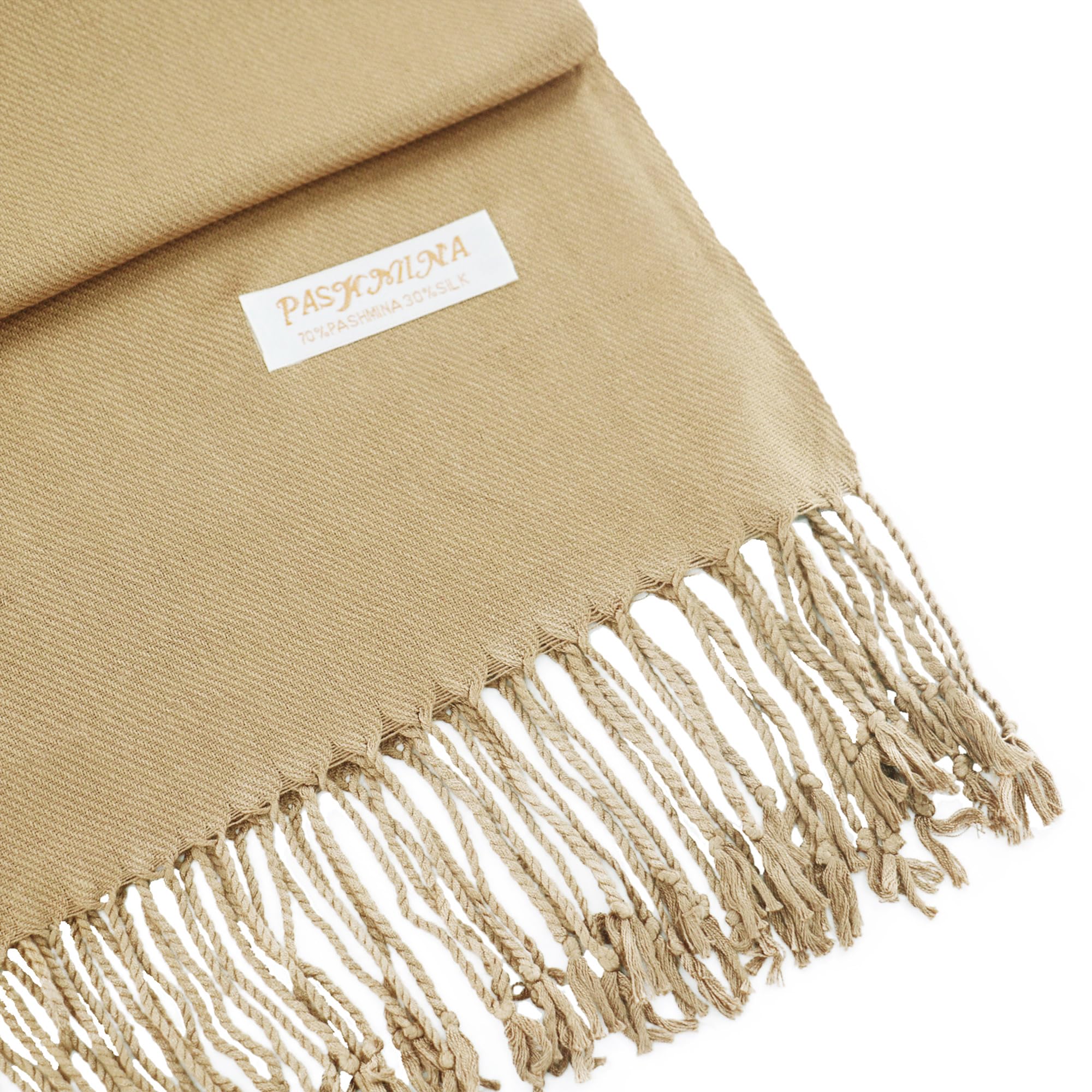 Pashmina Schal Damen Stola, Brautjungfer Hochzeitsschale, Schultertuch für Abendkleider & Hochzeit - Weich & Elegant Umschlagtuch mit Fransen - Gefühl für Ganzjahr