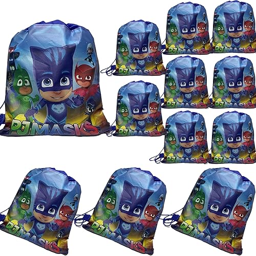 Catboy Owlette and Gekko - Mochila con cordón para niños bolsa impermeable con cordón mochila de gimnasio con cordón para niños y niñas