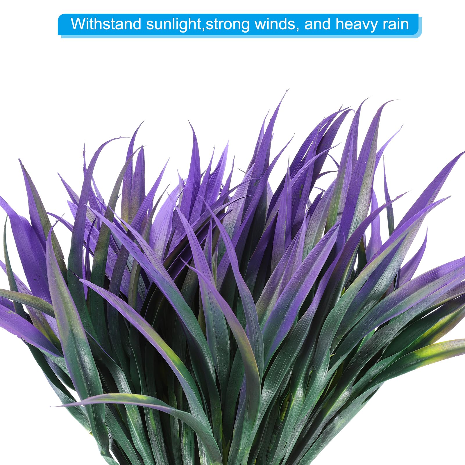 PATIKIL 18" Artificial Fake Plants Grass - Image 4
