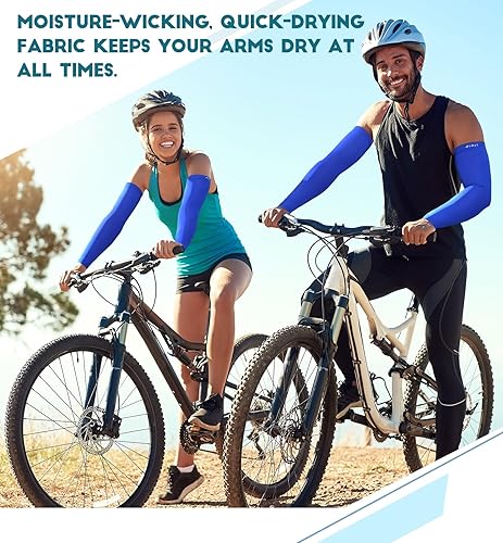 Miniatura 7 de HiRui - Mangas de compresión para brazos para hombres, mujeres y jóvenes, protección UV 20-30mmHG, soporte para tatuajes, transpirables, absorbentes