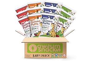 Awsum Snacks Variety Baby Puffs: Healthier Happy Baby Snacks