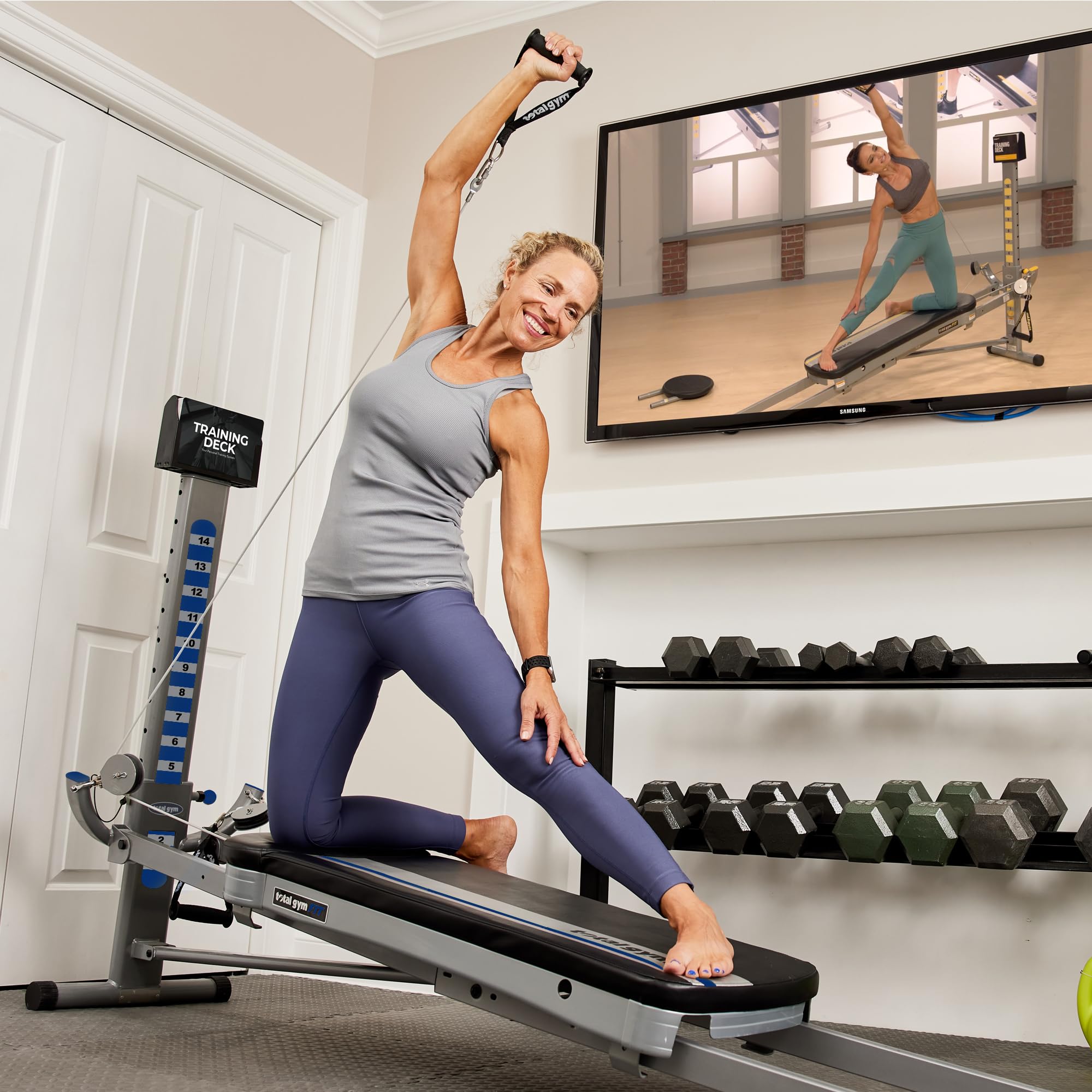 Amazon | Total Gym 全身トレーニングマシン FITホームエクササイズ 
