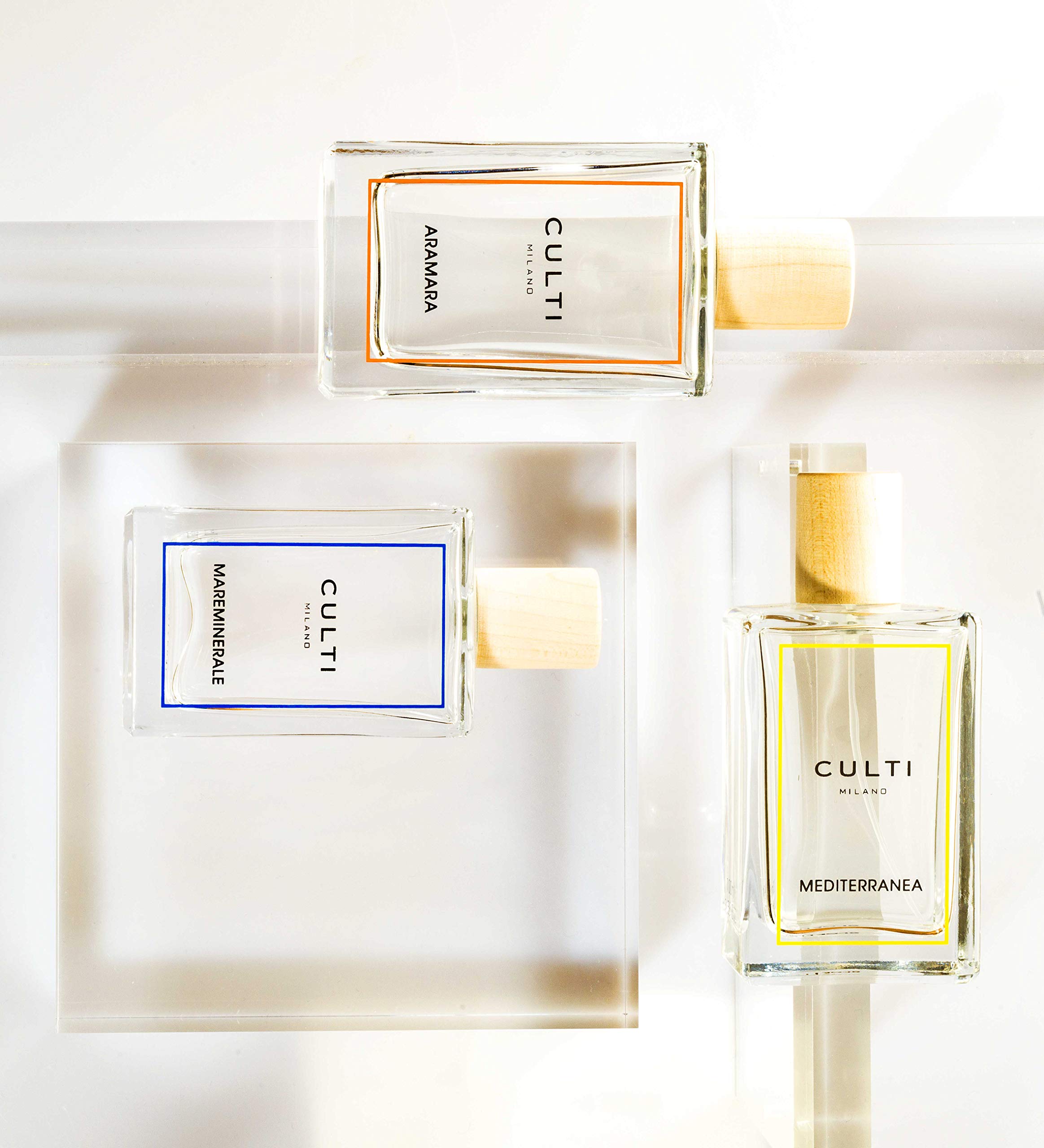 Culti Perfume para ambientes en spray de 100 ml Milano | Fragancia AQQUA de bergamota y sándalo
