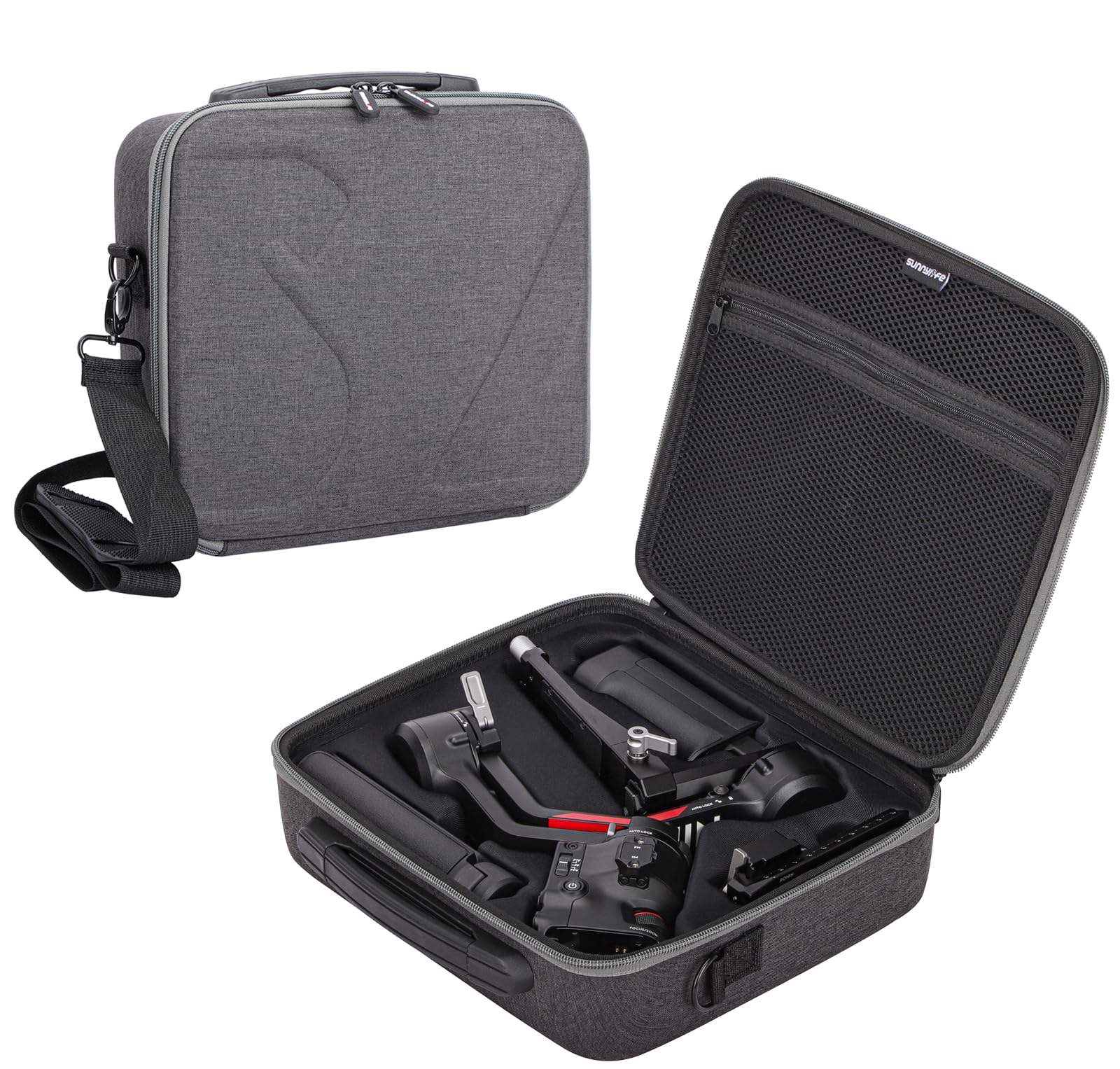 RC GearPro Ronin RS 4 Sac de Transport Sac à bandoulière Résistant aux Chocs Coque Dure Sac de Voyage pour DJI RS 4 Ronin Stabilisateur à cardan Accessoires Portable Protecteur de Protection Sac