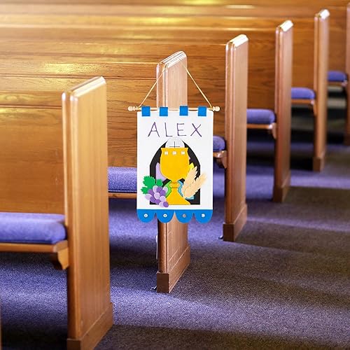 Miniatura 7 de Kit de pancartas para la Primera Comunión, actividad artesanal de preparación sacramental para niños