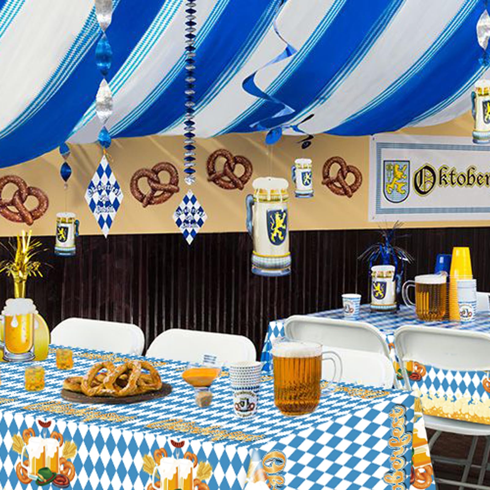 テーブル クロス ドイツ Amazon｜HoralDaily オクトーバーフェスト テーブルクロス 60x84