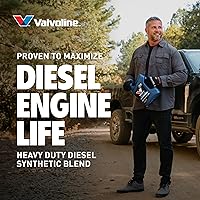 Vista 3 de Valvoline Aceite de motor diesel de mezcla sintética resistente 15W-40 1 galón