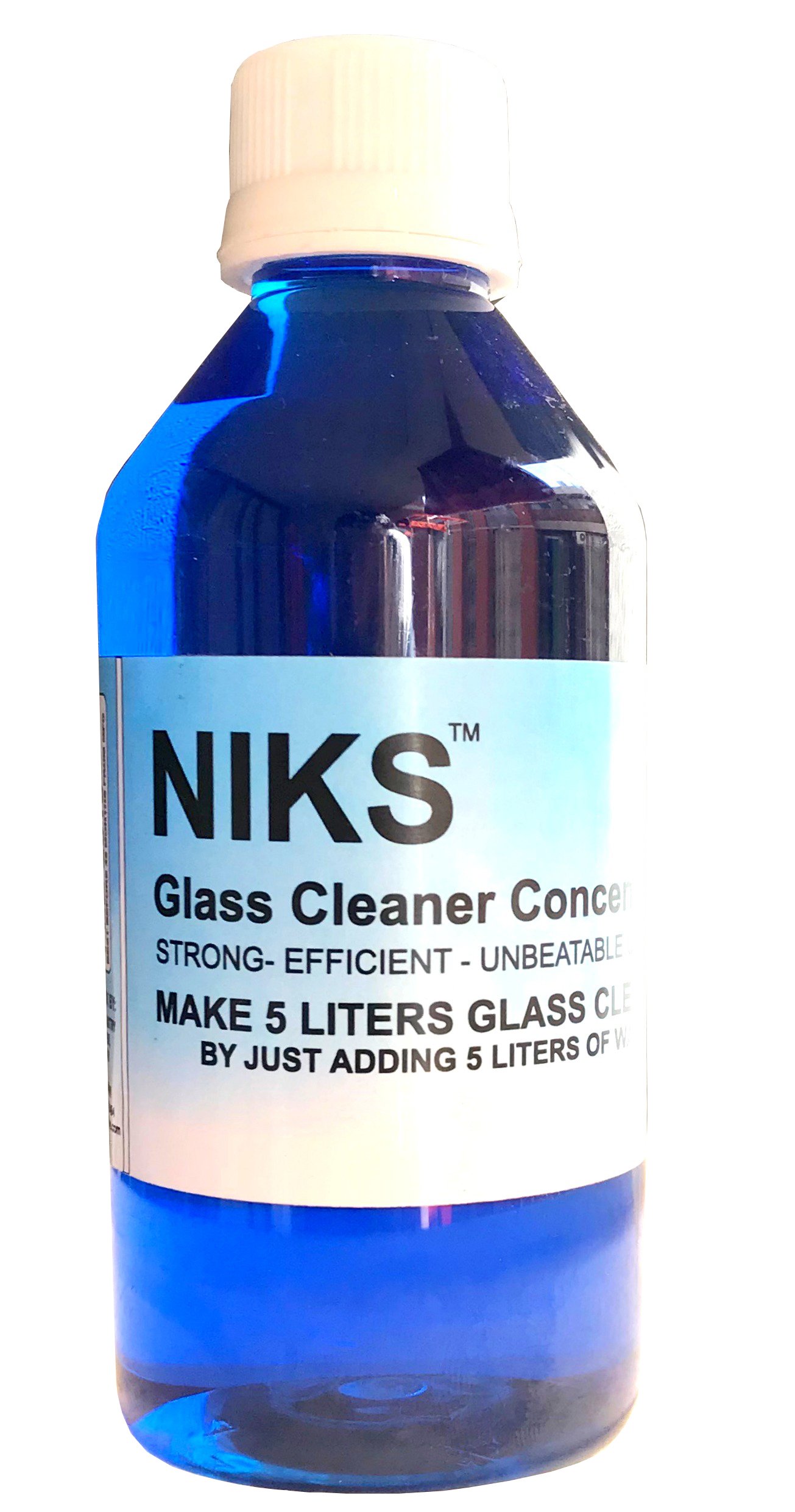 Niks® Glass Cleaner Concentrate 250ml makes 5 Ltrs | leaves no Water Spots (B079Y93ZB8) Amazon Price History, Amazon Price Tracker