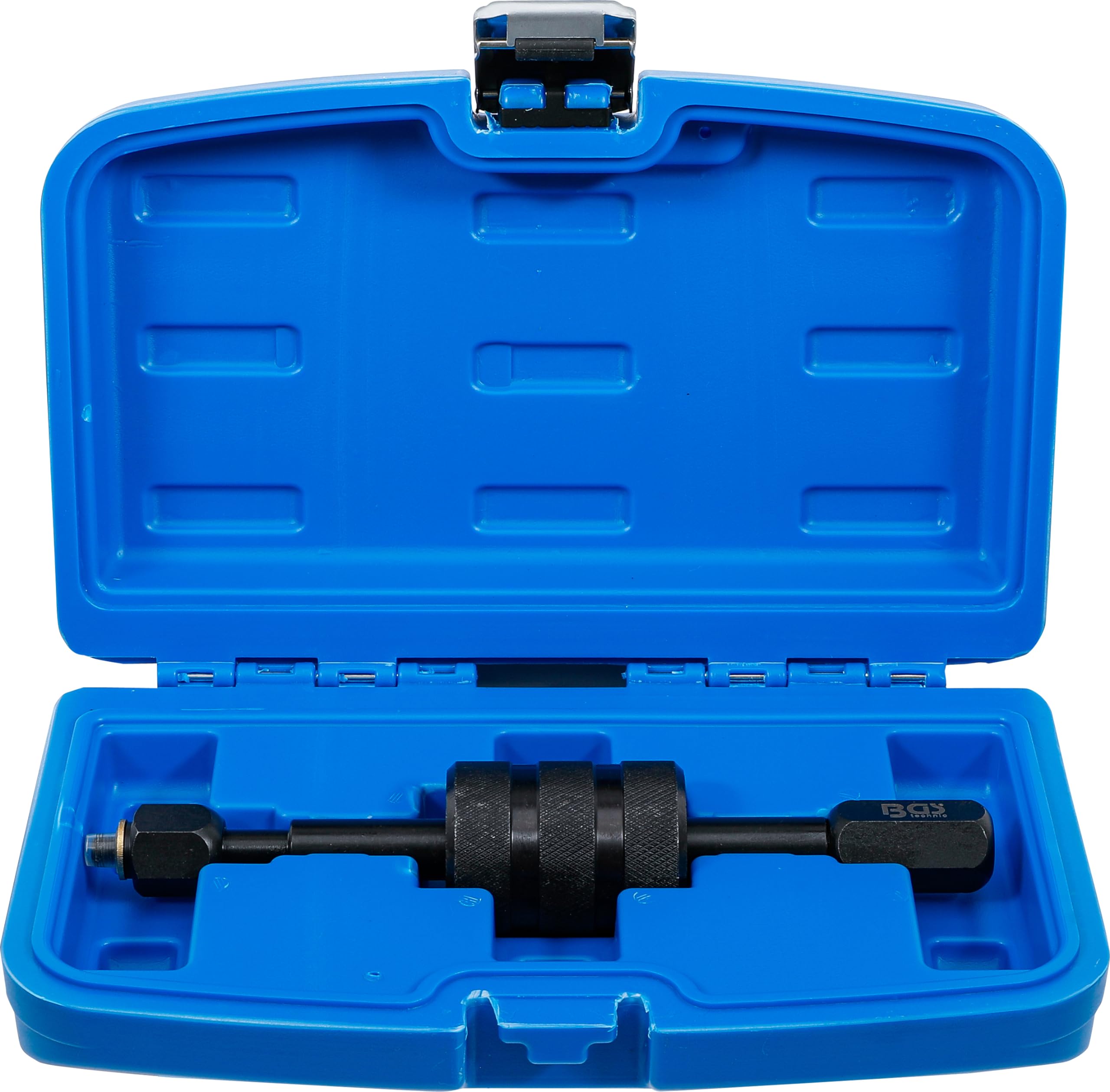 BGS 8571 | Extractor para inyectores diésel para Bosch y Lucas | Rosca interior M8 x 0,75 y M12 x 1,5 | Rosca exterior M14 x 1,5 | Longitud 230 mm
