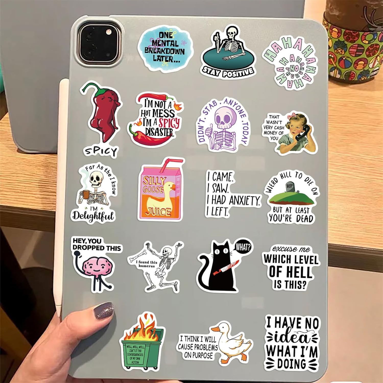 50 Pcs Funny Snarky Stickers, Humorous Sarcasm Decals Pack Waterproof Cool for Laptop, Hard Hats, Scrapbooking (Snarky) - Image 5