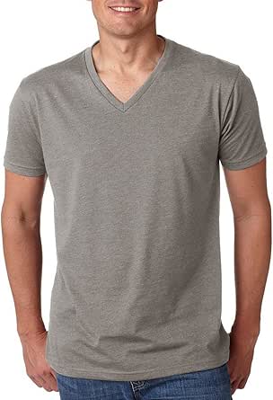 Next Level 6240 Premium CVC V-Neck Tee Stone Grey XX-Large | Amazon.com