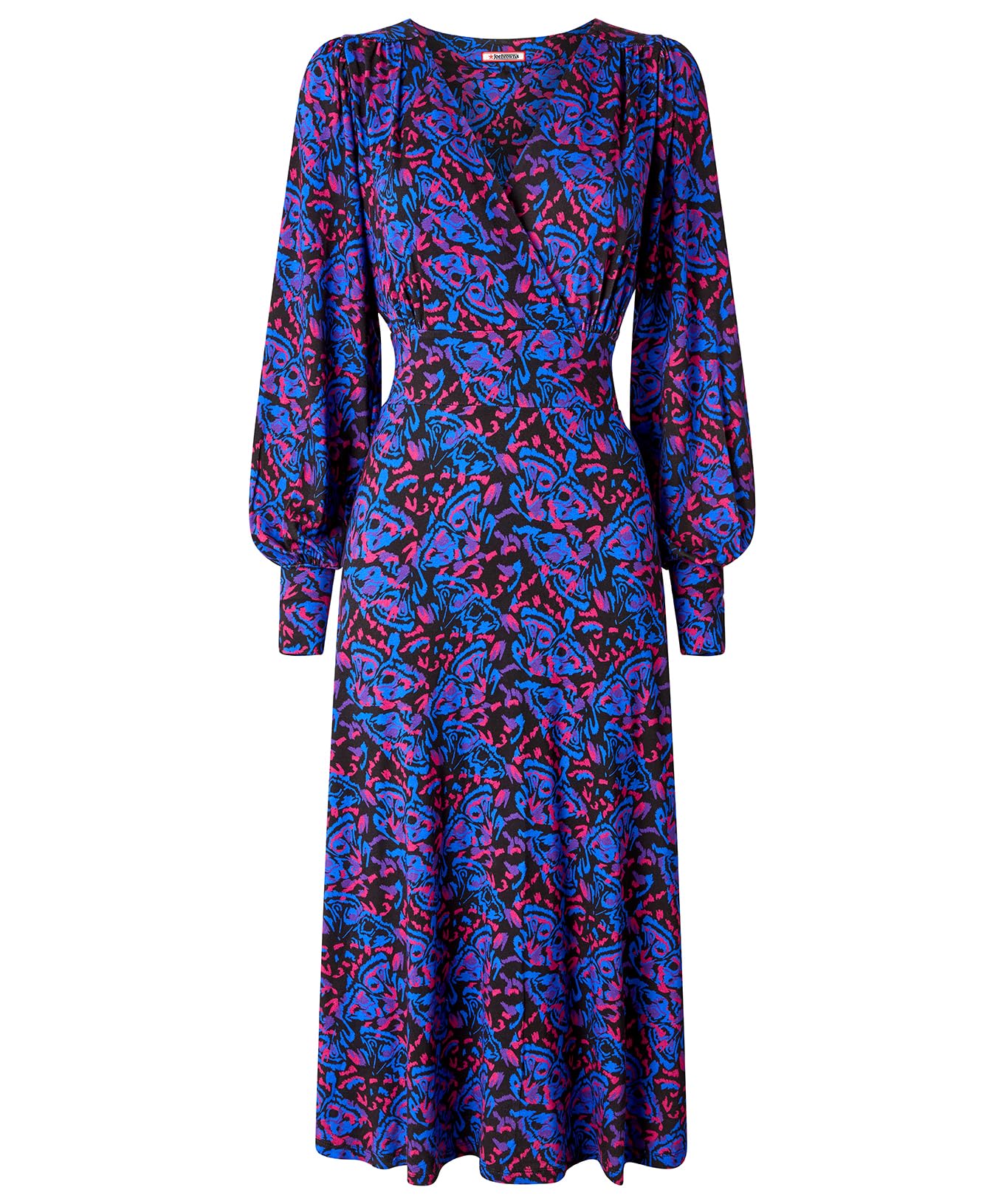 Joe Browns Butterfly Print Jersey Midi Dress Vestito Donna