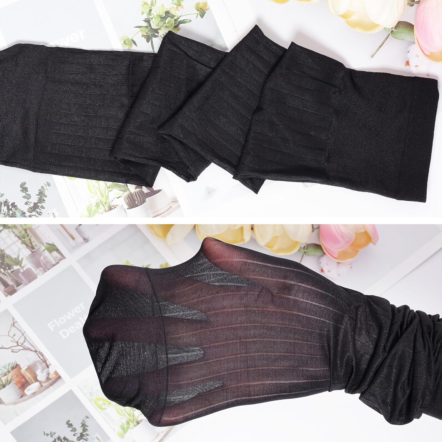5Pairs Mens Silk Sheer Socks Nylon Socks | Thin, Summer Cool, Daily Formal, Work, Sock Work Business, Formal Stockings