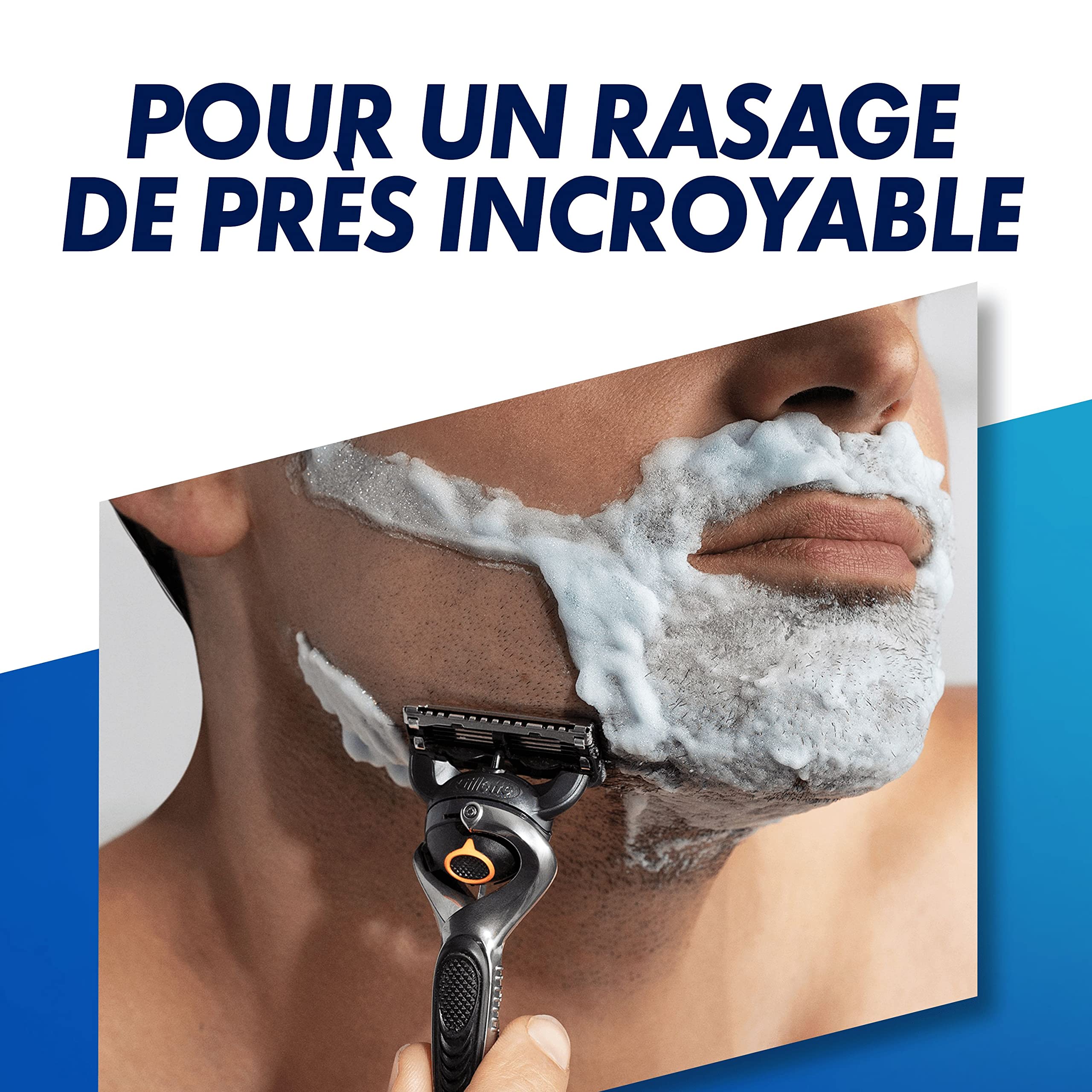 Gillette ProGlide Rasoio da uomo, 1 Gillette, ProGlide, 10 lame di ricambio per rasoio, realizzato per precisione