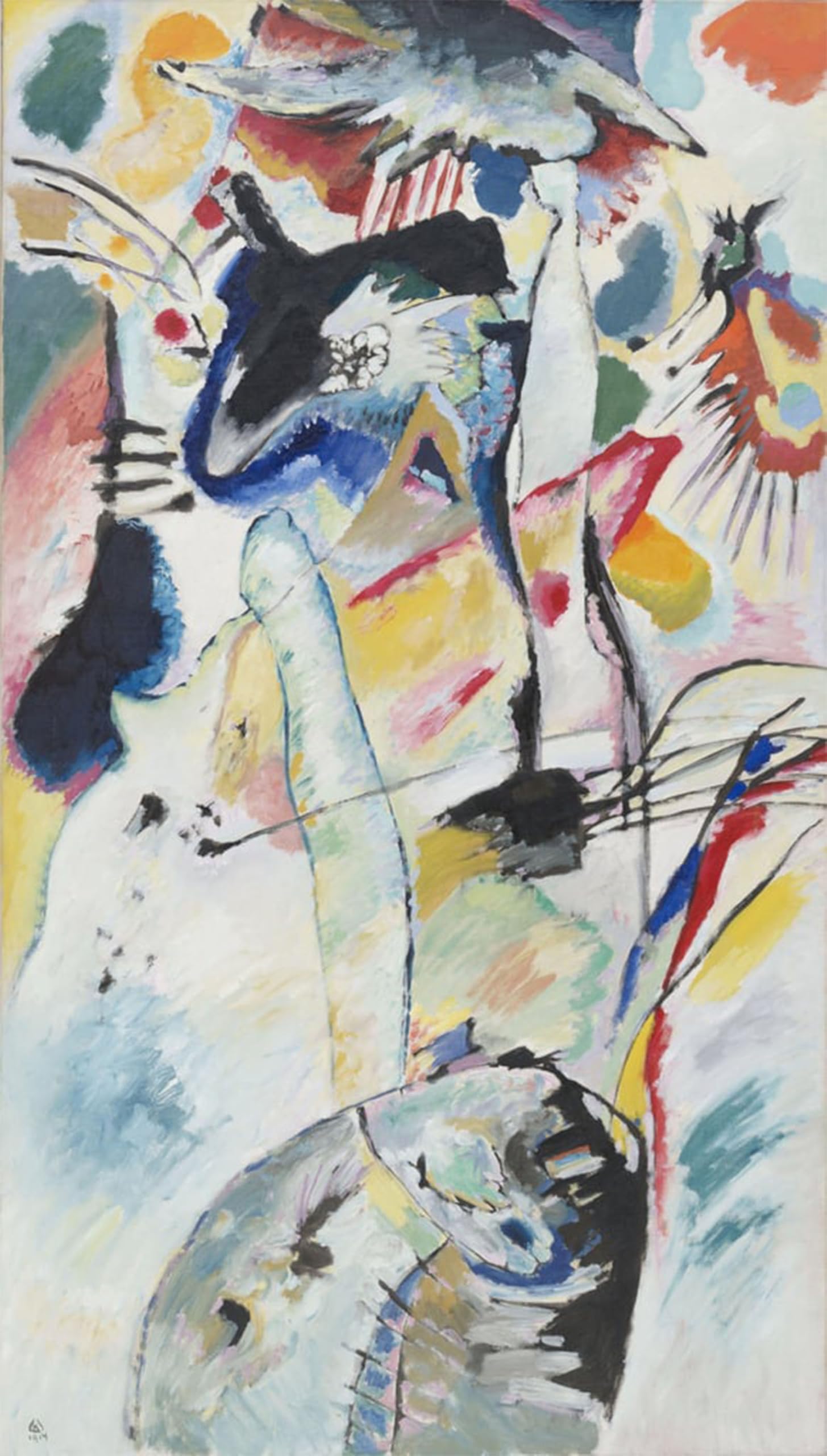 Artxlxxbn No Frame Famous Painting Canvas Artwork Graffiti Print Edwin R Campbell By Wassily Kandinsky Portrait Canvas Image For Home Decor 60X90cm