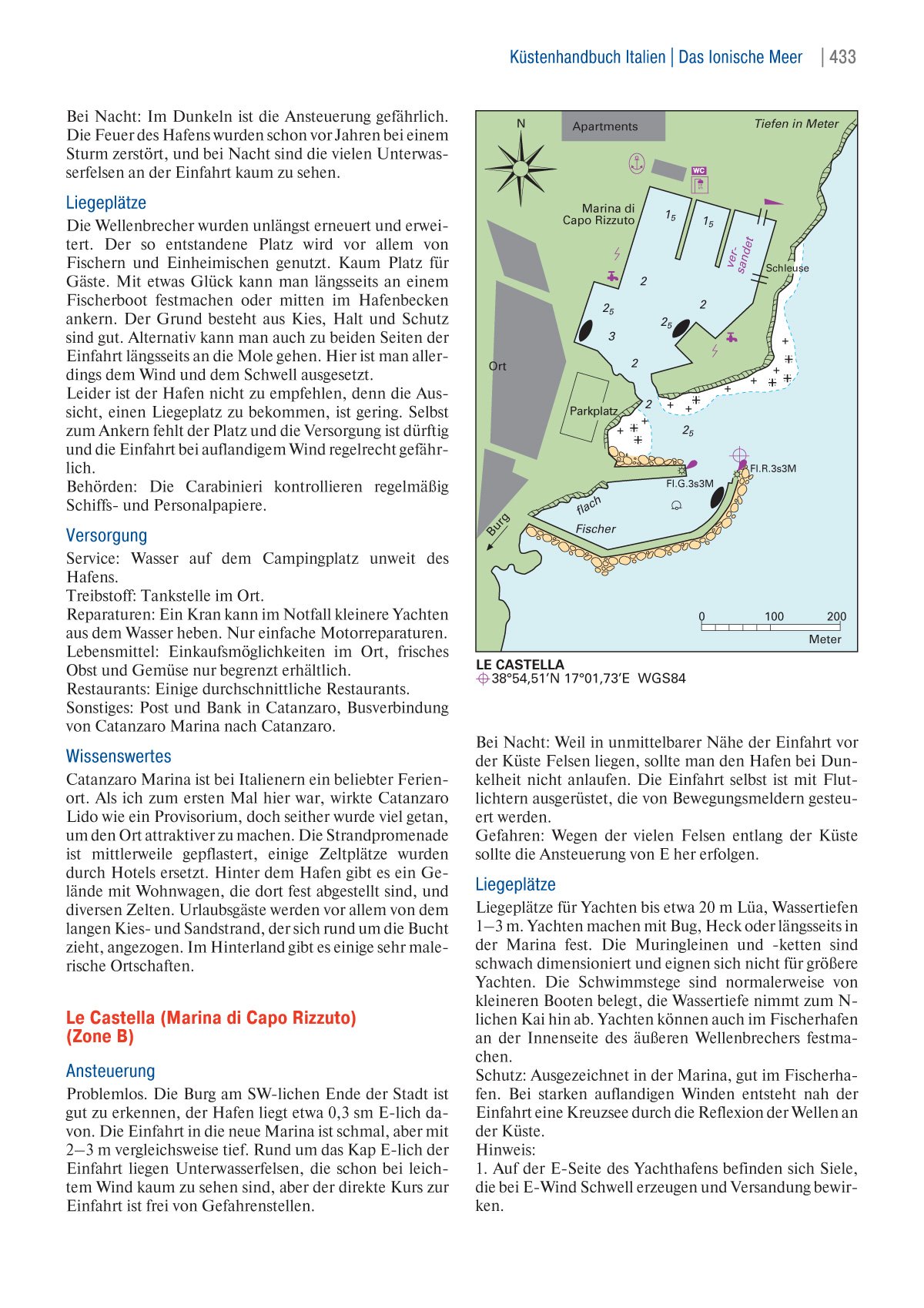 Küstenhandbuch Italien: Ventimiglia - Brindisi, mit Sardinien, Sizilien und Malta