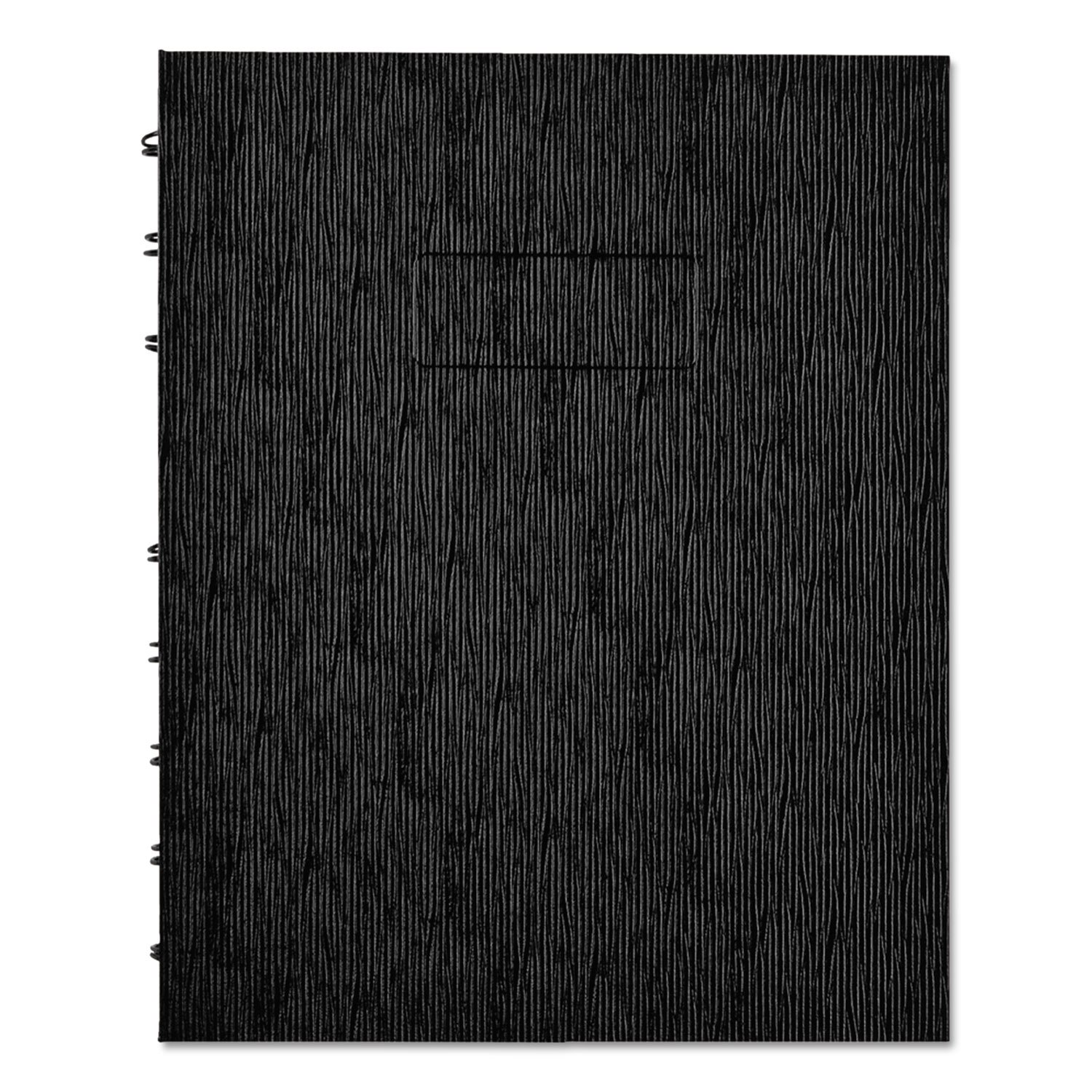 Exec Wirebound Notebook College/Margin Rule 9-1/4 x 7-1/4 BLK 150 Sheets