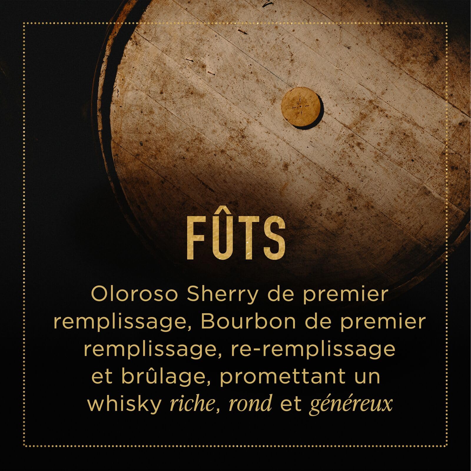 Coffret Cadeau Doré Aberfeldy 12 Year Old Single Malt Scotch Whisky, 40 % vol., 70 cl / 700 ml, Whisky premium vieilli dans quatre types de fûts