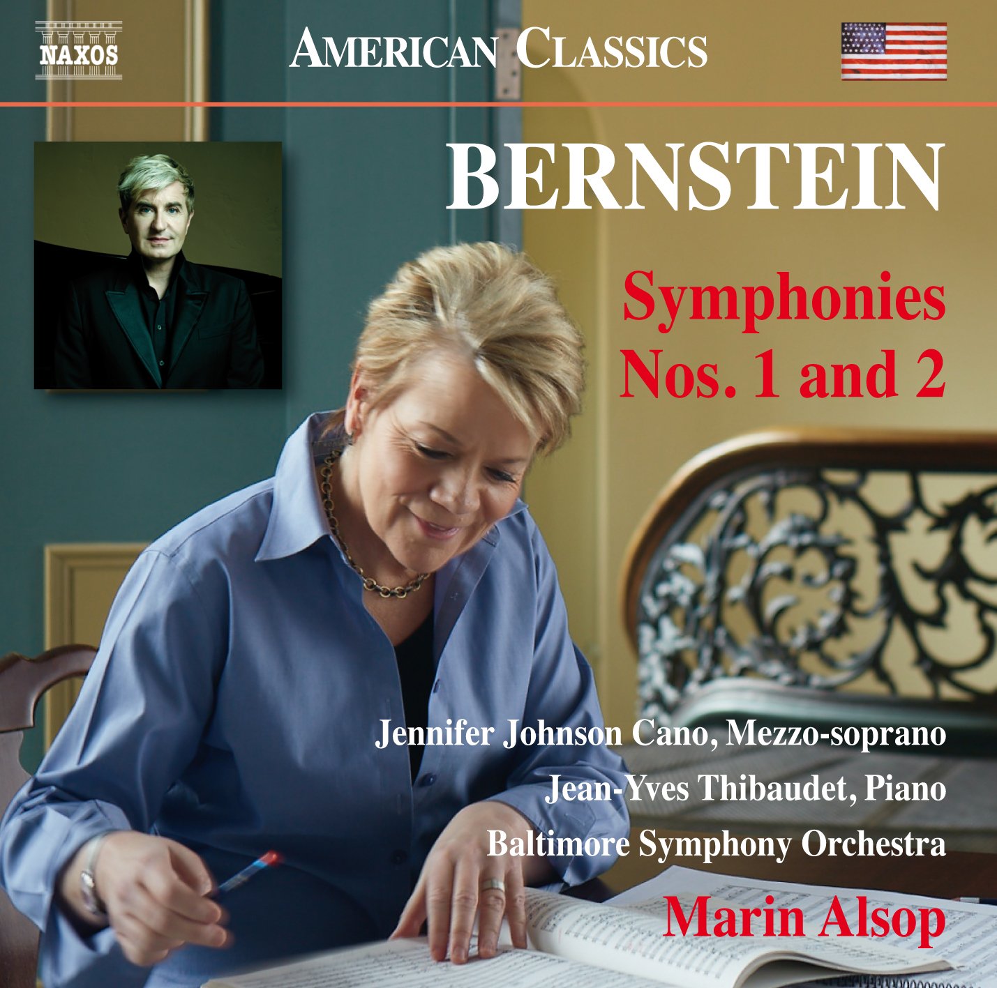Bernstein: Symphonies Nos. 1 and 2, Thibaudet/Baltimore So/Alsop, New