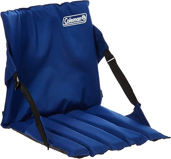 Coleman Portable Stadium Seat | Bleacher Cushion with Backrest | Lightweight Padded Seat Cushion