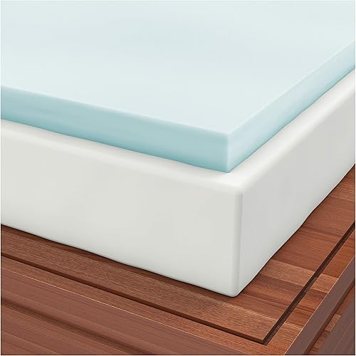 Funda con cremallera incluida con Cal-King de 4 pulgadas, suave, 6.5 Visco, espuma viscoelástica elástica, hecha en Estados Unidos