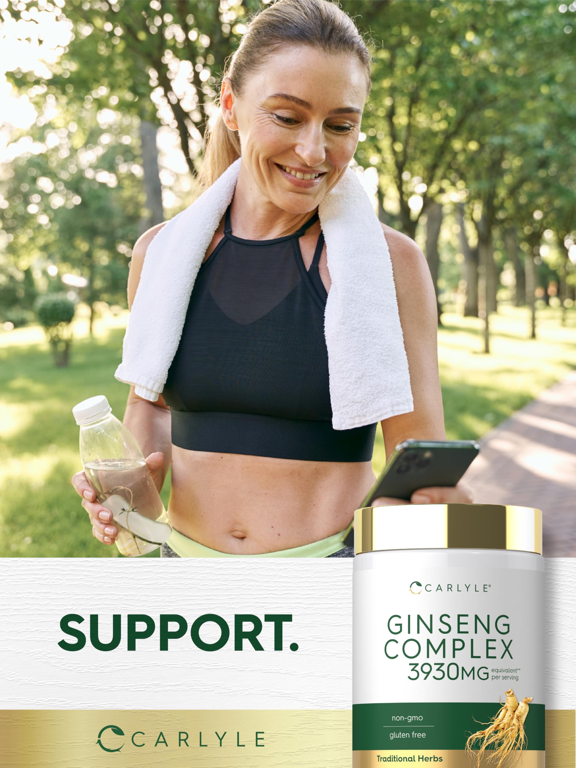Carlyle Ginseng Complex Capsules | 200 Count — Amazon image 6