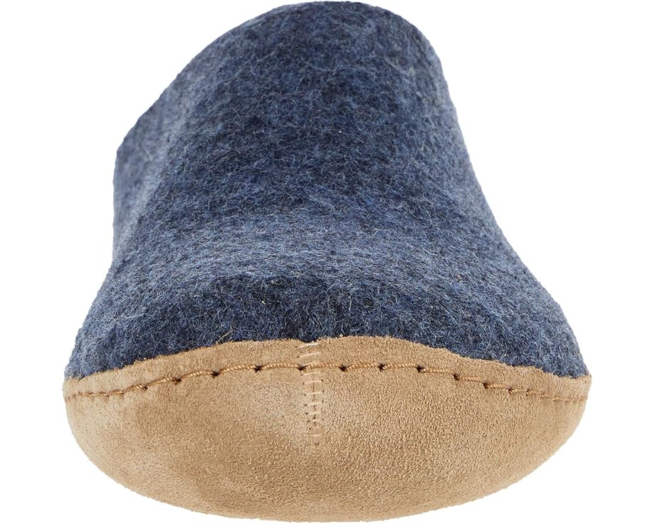 Glerups Wool Slip-On Leather Outsole - Front View