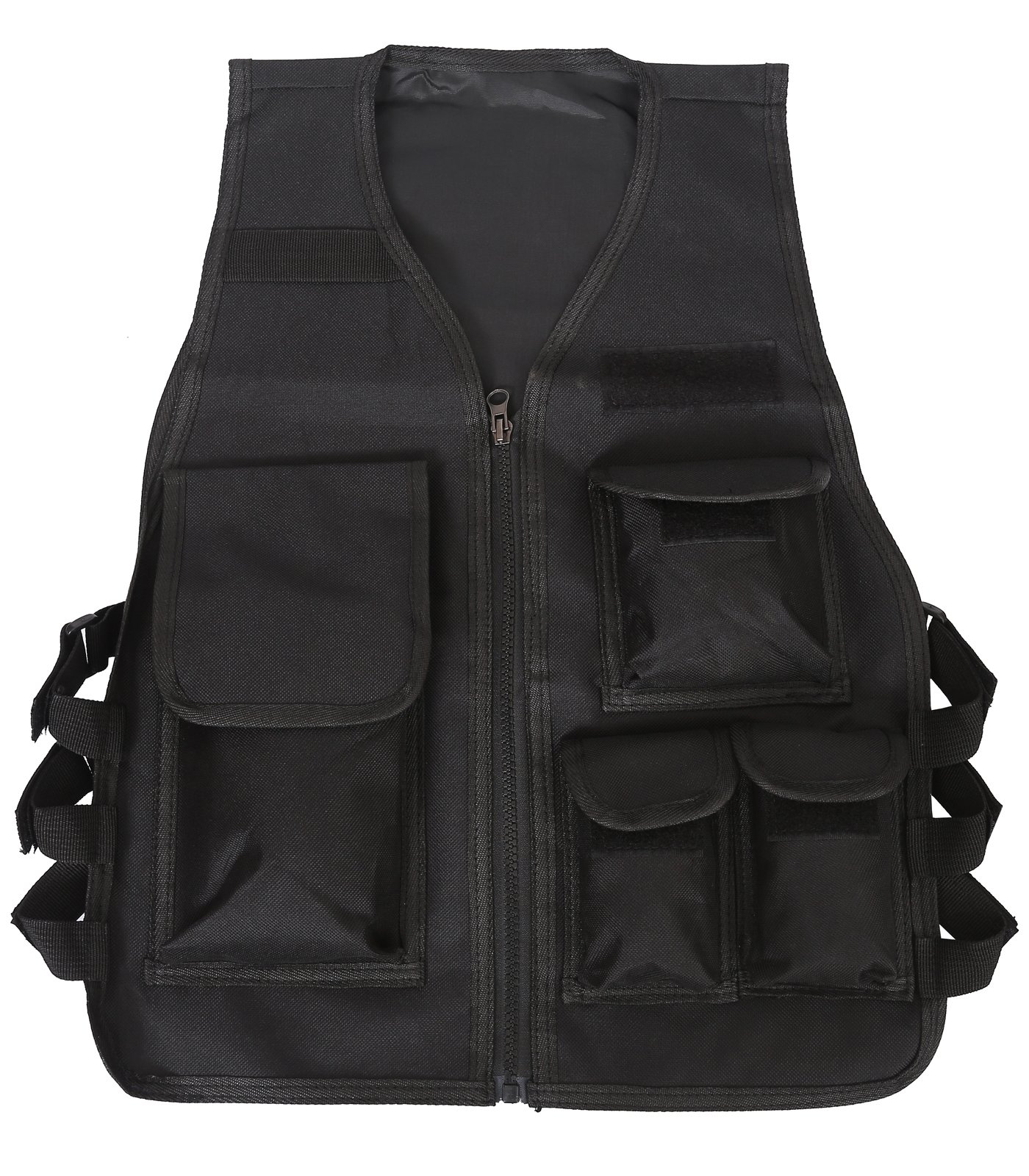 Kids Army Camouflage Outdoor Combat Vest (Black,0-8 Year)