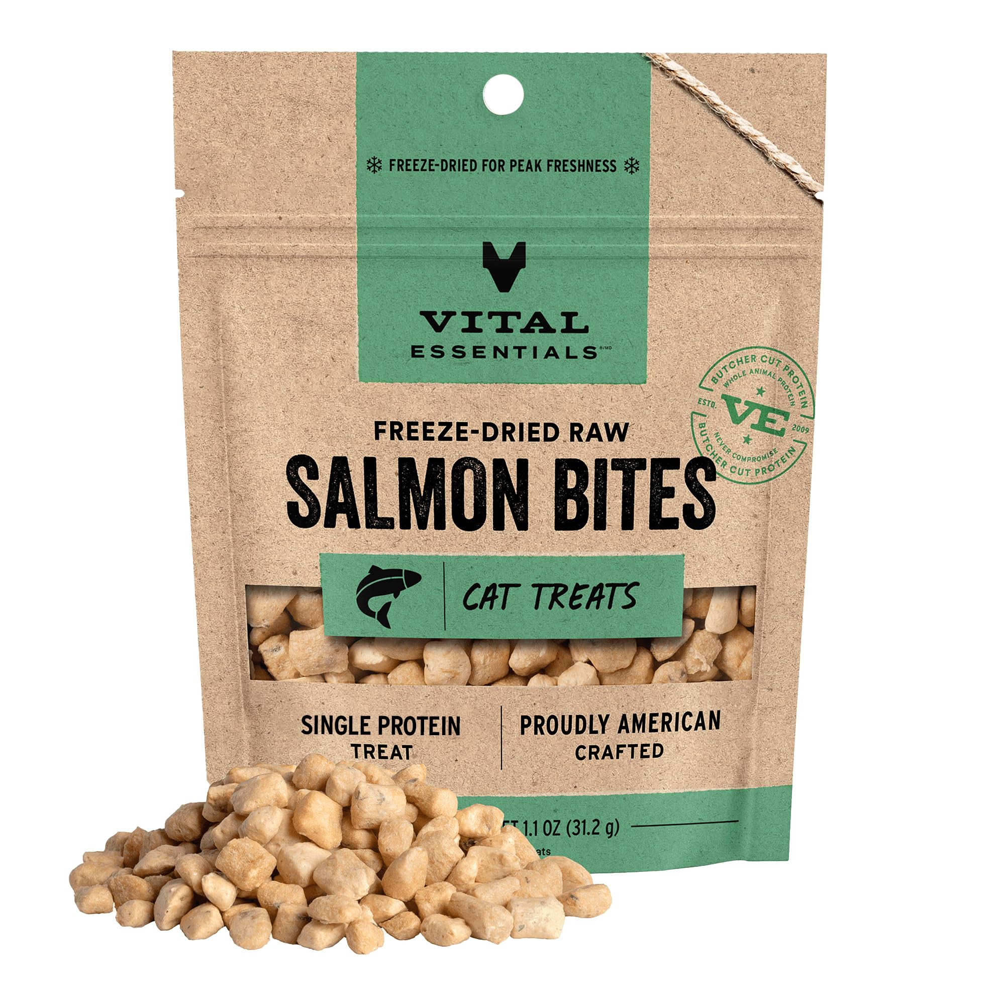 Vital Essentials Freeze Dried Cat Treats (Salmon)