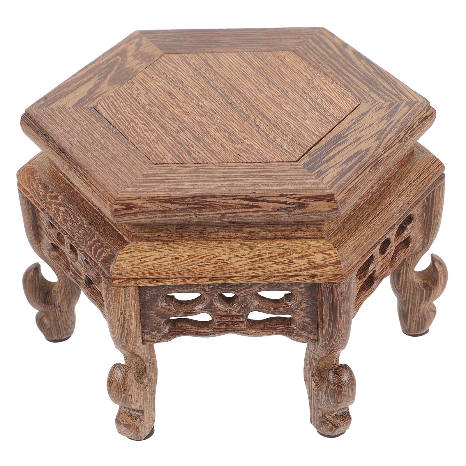Support pour pot en bois décoratif pour salon et thé