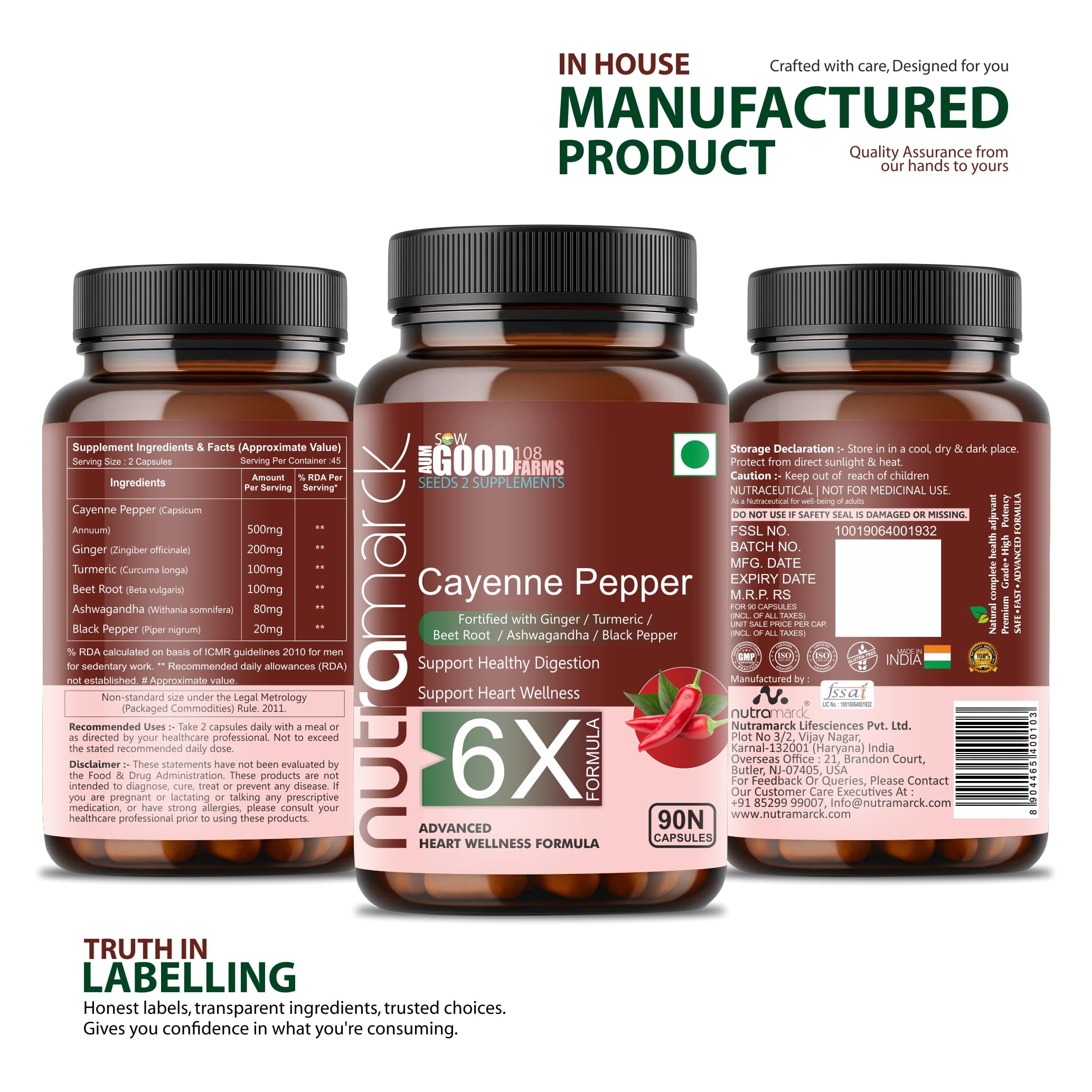 Cayenne Pepper Capsules, 90 Capsules — Amazon image 9