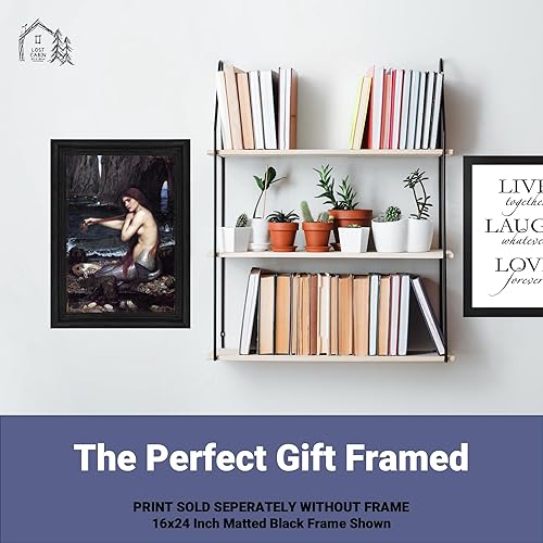 Miniatura 5 de Lost Cabin A Mermaid 1900 de John William Waterhouse  Impresión sin marco  Reproducción de pinturas de obras de arte finas  Póster decorativo