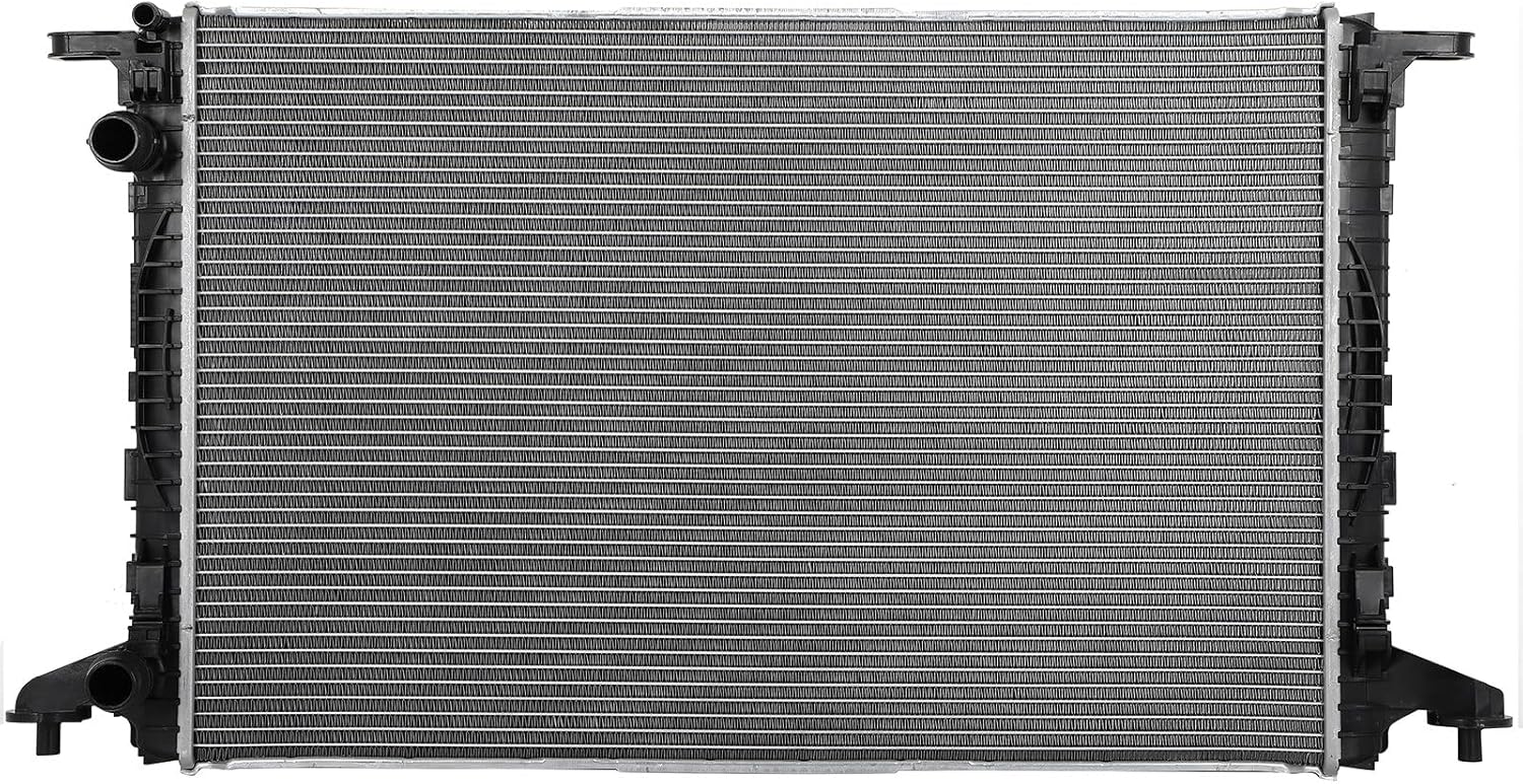 SCITOO Auto Engine Radiator *1 + A/C Condenser *1 Fit for 2017 for A4 Quattro 2.0L, Automotive Replacement Engine Radiators, Car Radiator & A/C Condenser