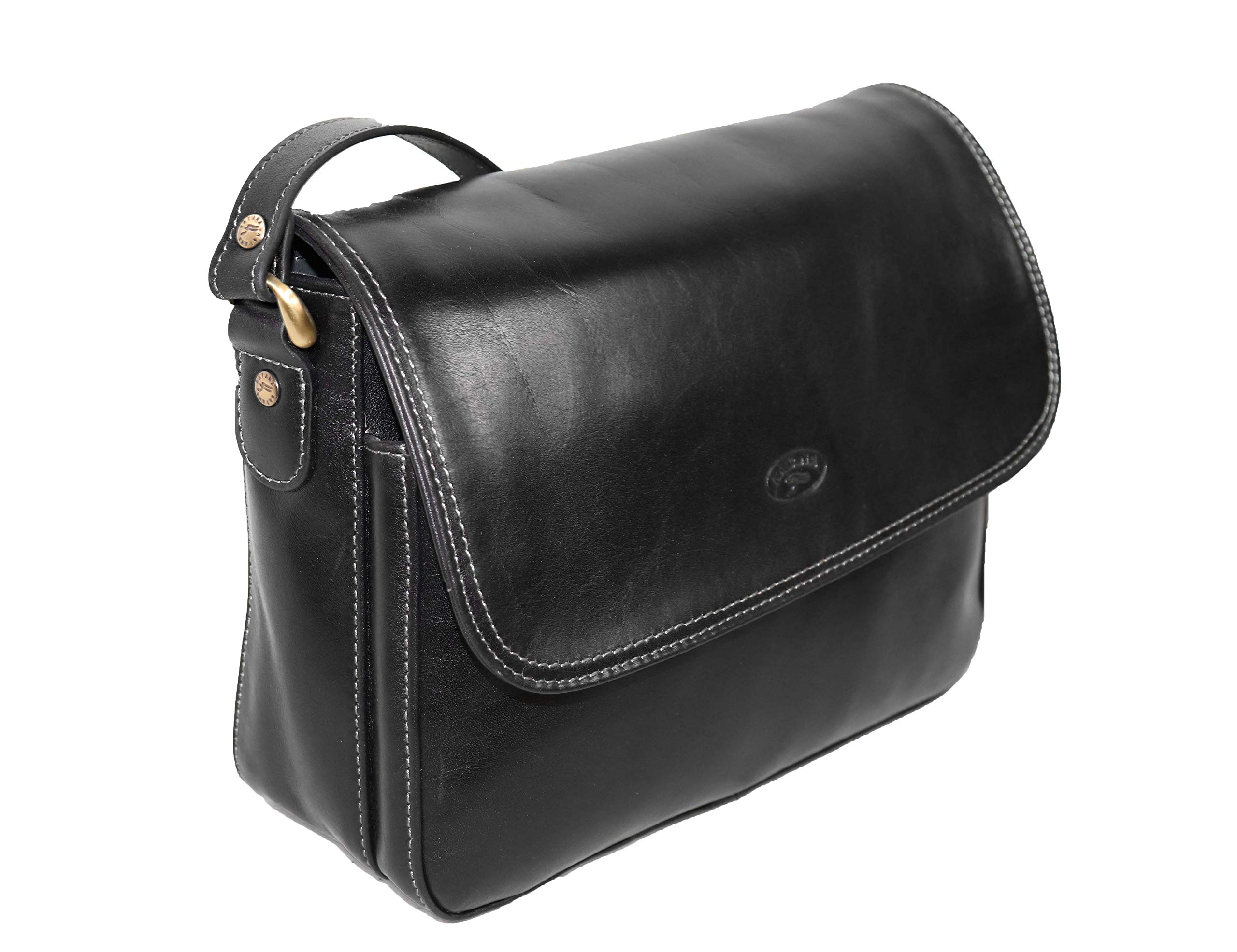 Cartable En Cuir Katana - Noir, Dimensions 42x34x15 Cm, Style Américain, Neuf Avec étiquettes