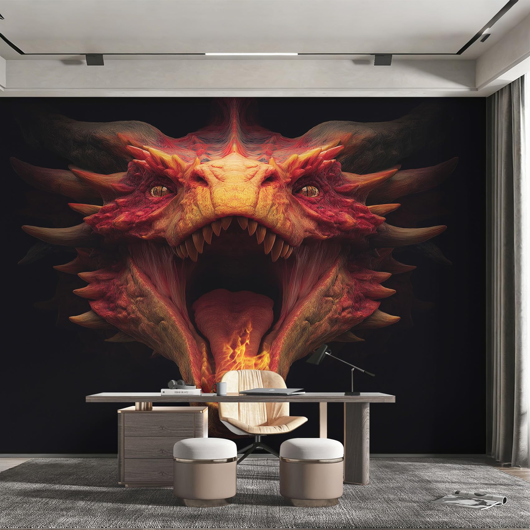 Papier peint animaux fantastiques pour chambre d'enfant et décoration de salon