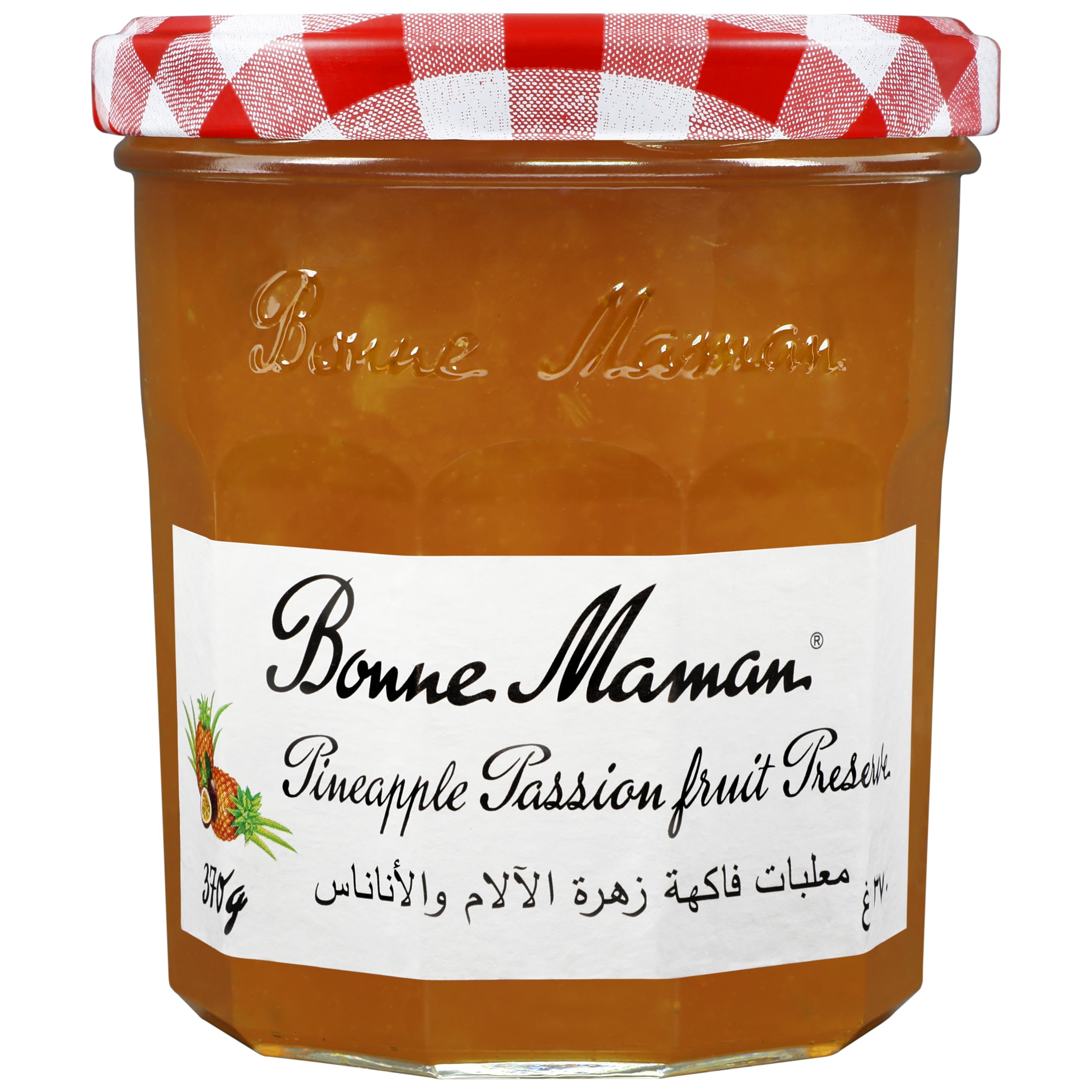 Bonne Maman Mango Peach Preserve, Made from Fresh Fruits - 370 g