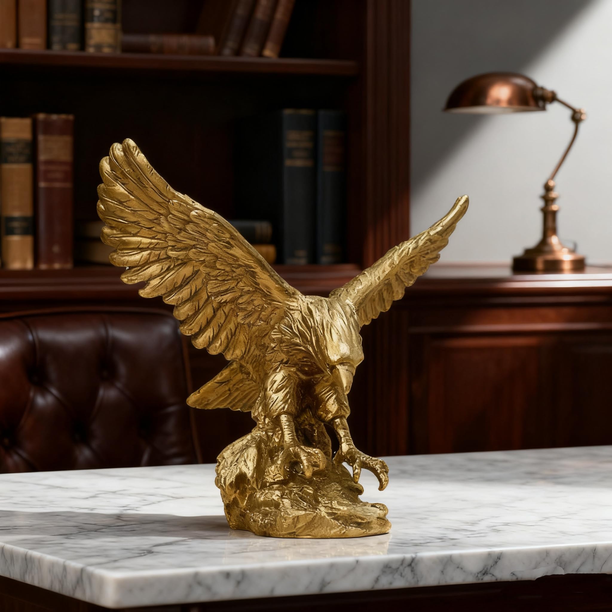 Vintage uil sculptuur van messing - Retro Studio