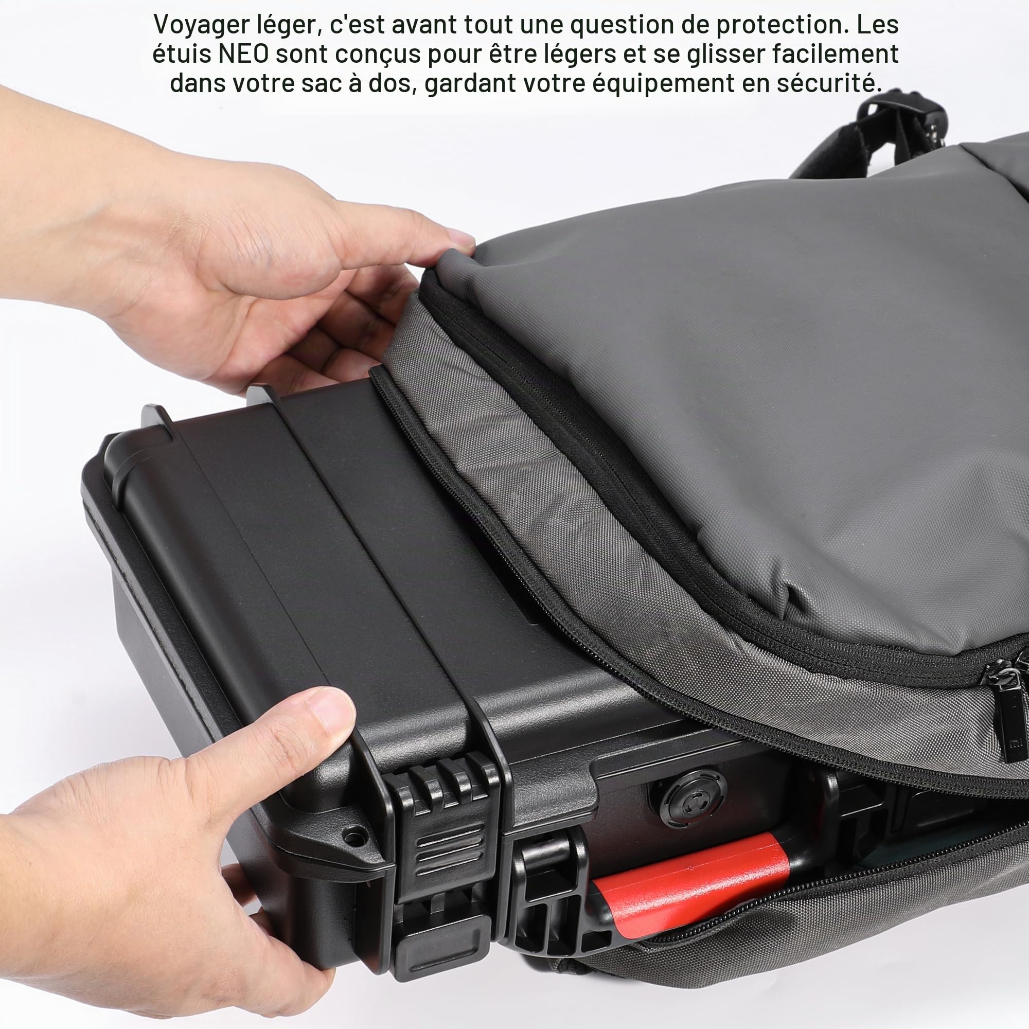FPVtosky Neo Case, étui de Transport étanche et Rigide pour Accessoires DJI Neo, étui de Voyage pour DJI Neo Fly More Combo (contrôleur RC/N3)