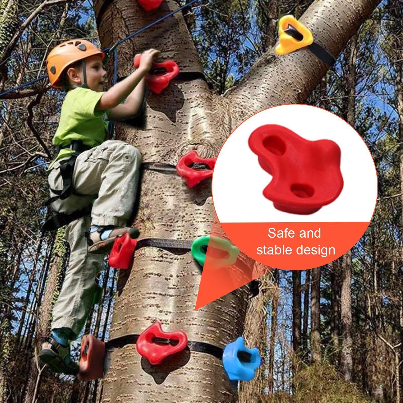 Tree Climbing Ladder Holds, Outdoor Steps For Kids Youth