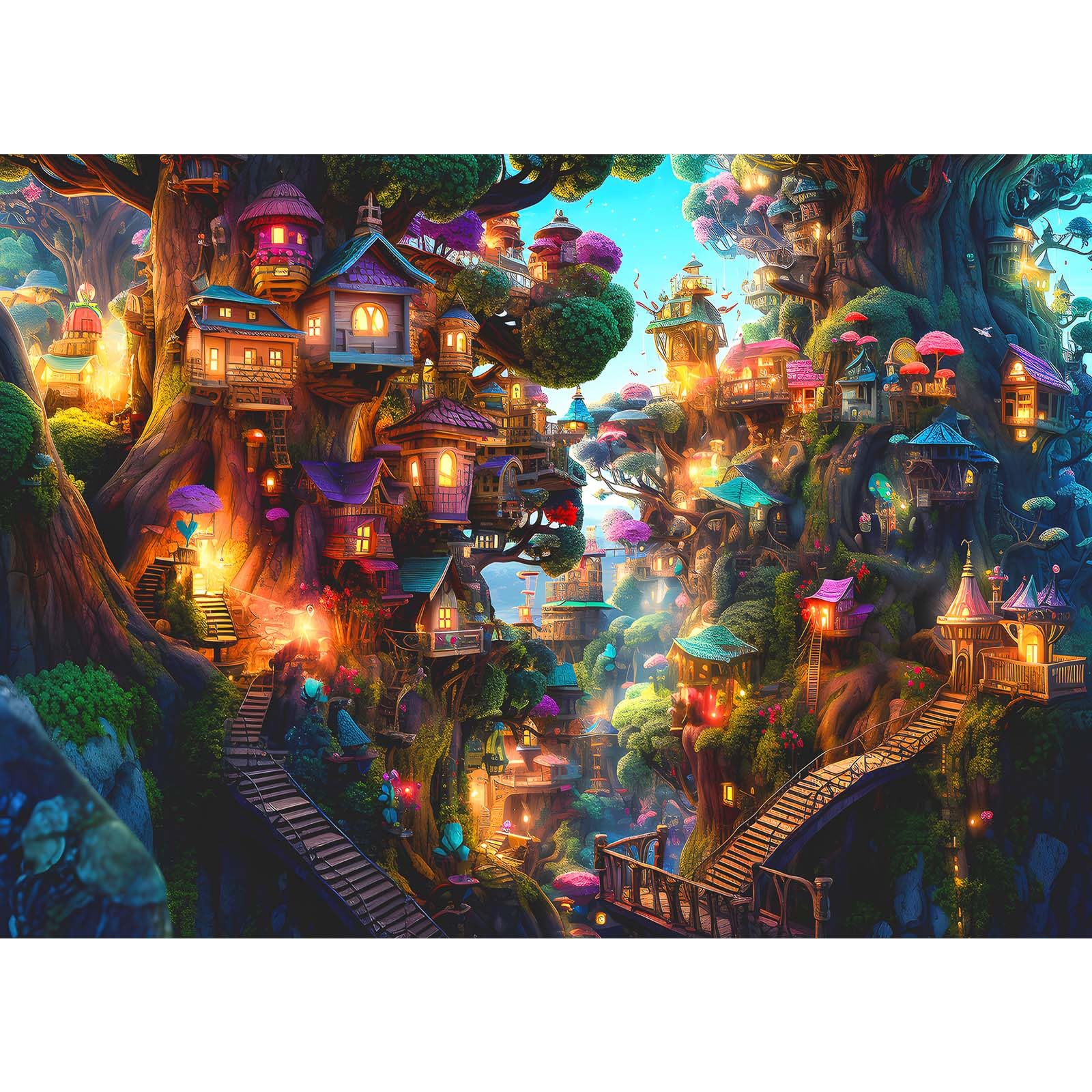 Puzzle de 1000 Piezas,Puzzle para Adultos, Un Desafiante Acertijo, Juegos de Rompecabezas para Toda la Familia, Regalos para Mujeres, Regalos para Hombres, Tema: Pizza - Cena para Perros — view 7